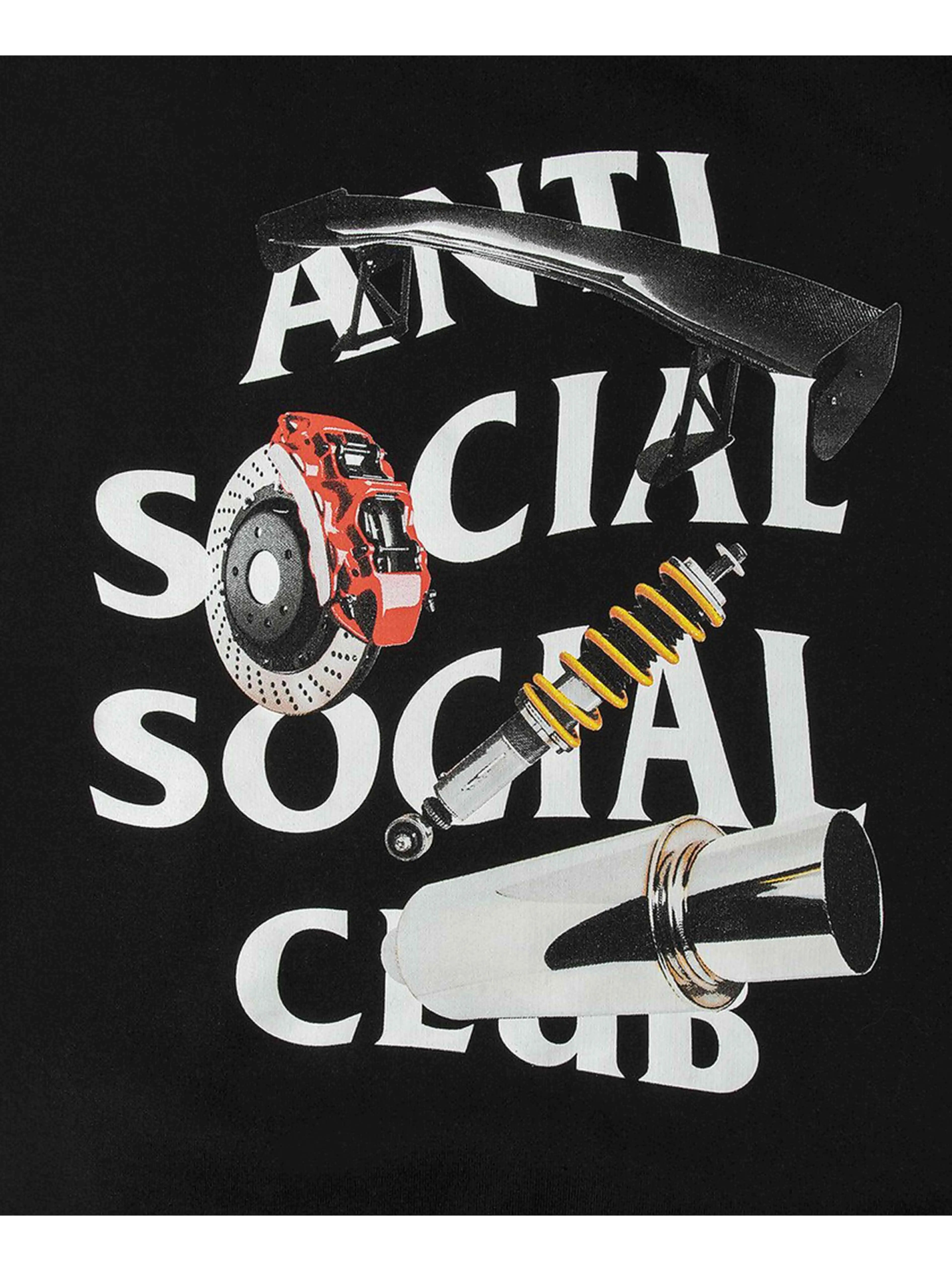 Image of Anti Social Social Club Riceroni Hoodie Black Anti Social Social Club