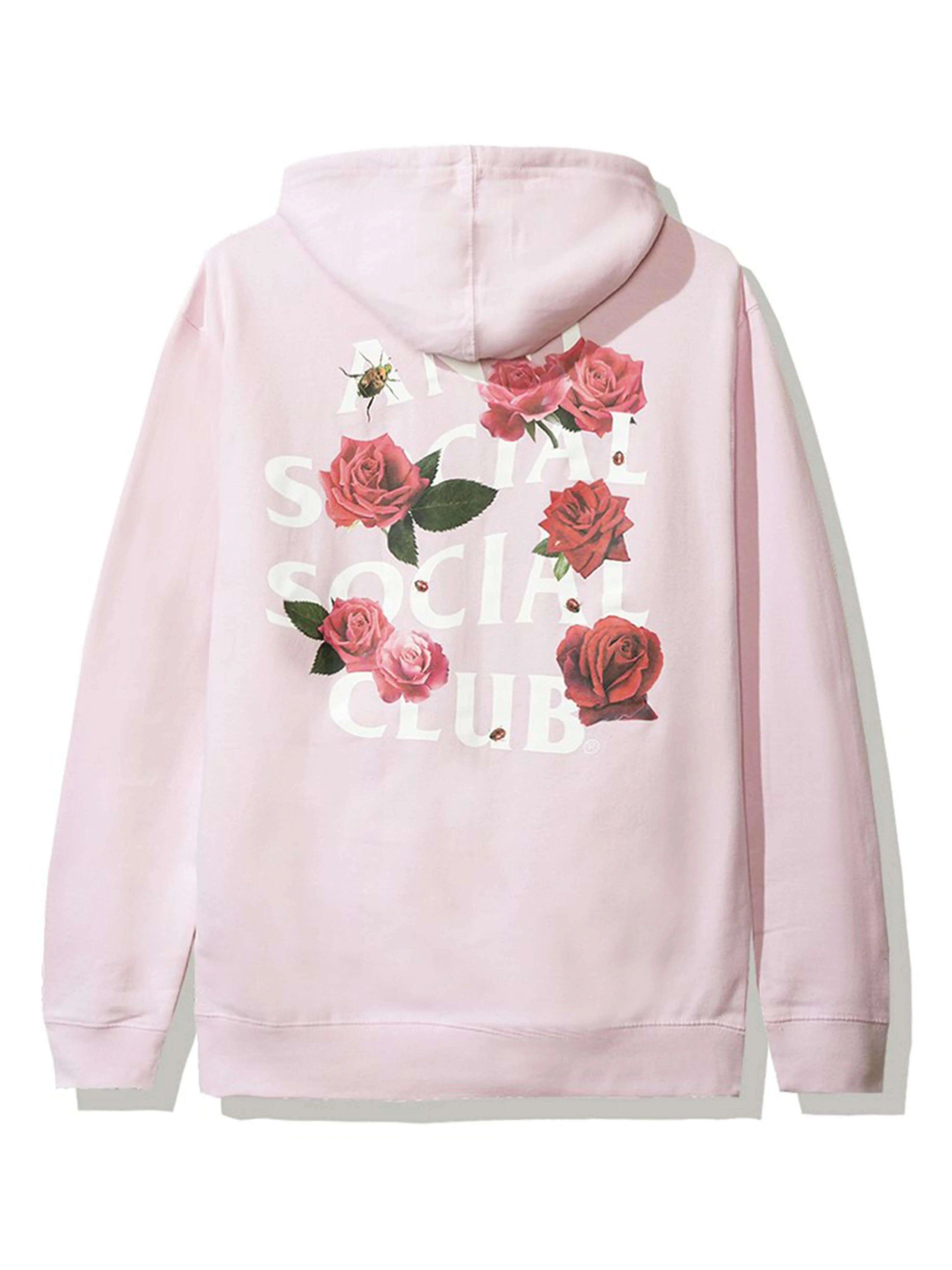 Image of Anti Social Social Club Smells Bad Hoodie Pink Anti Social Social Club