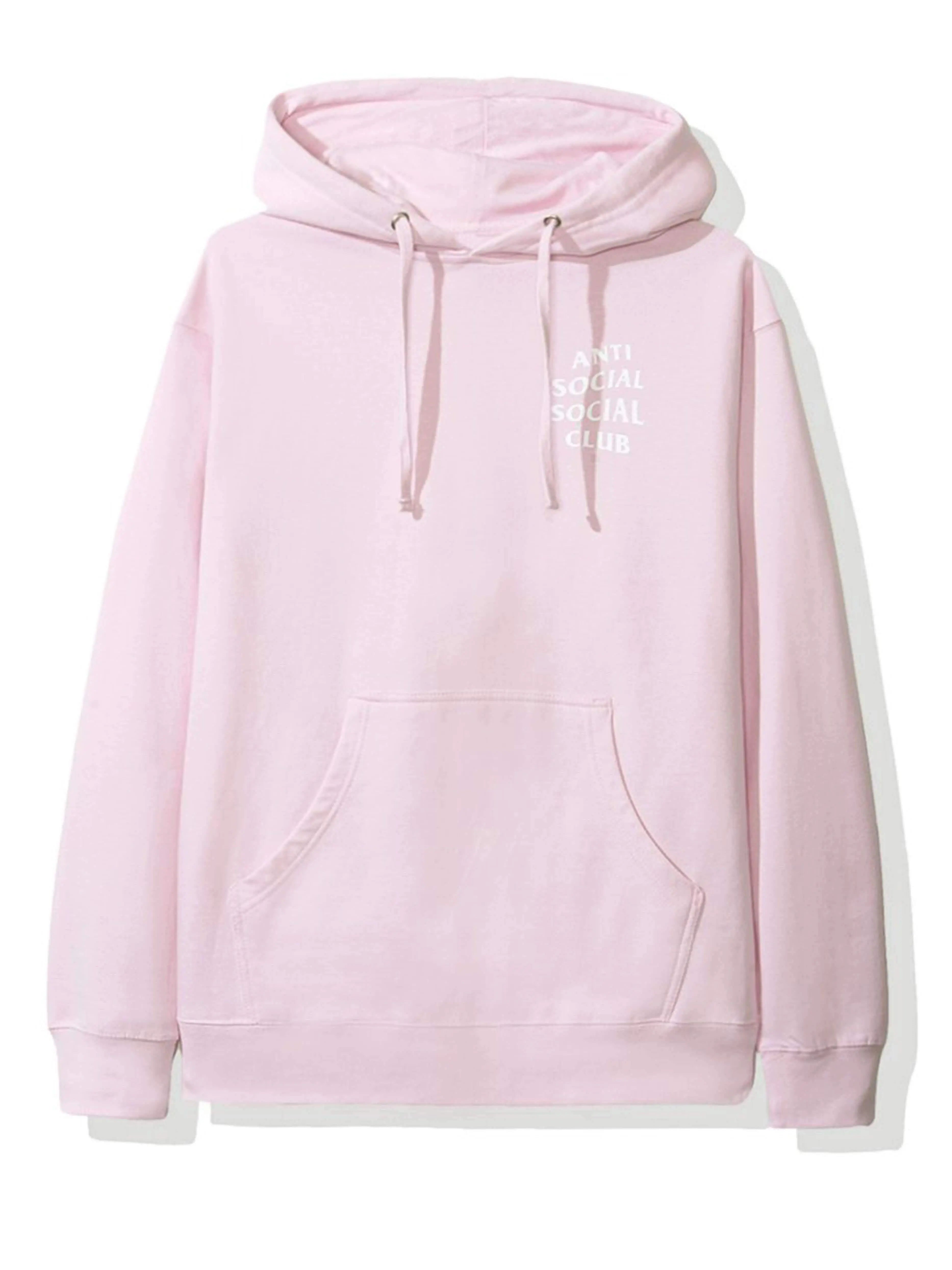 Image of Anti Social Social Club Smells Bad Hoodie Pink Anti Social Social Club