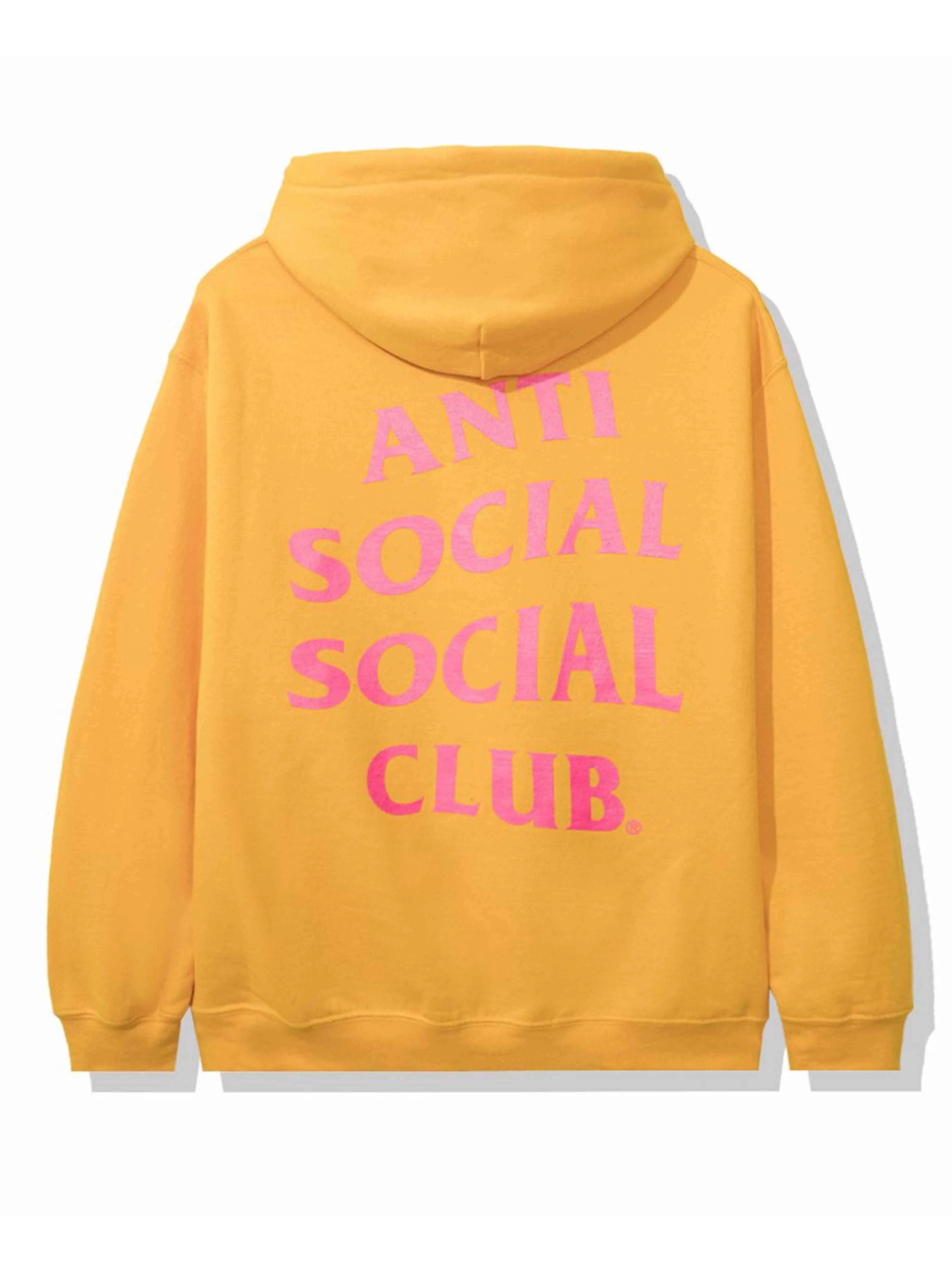 Image of Anti Social Social Club The Grove Hoodie Yellow Anti Social Social Club