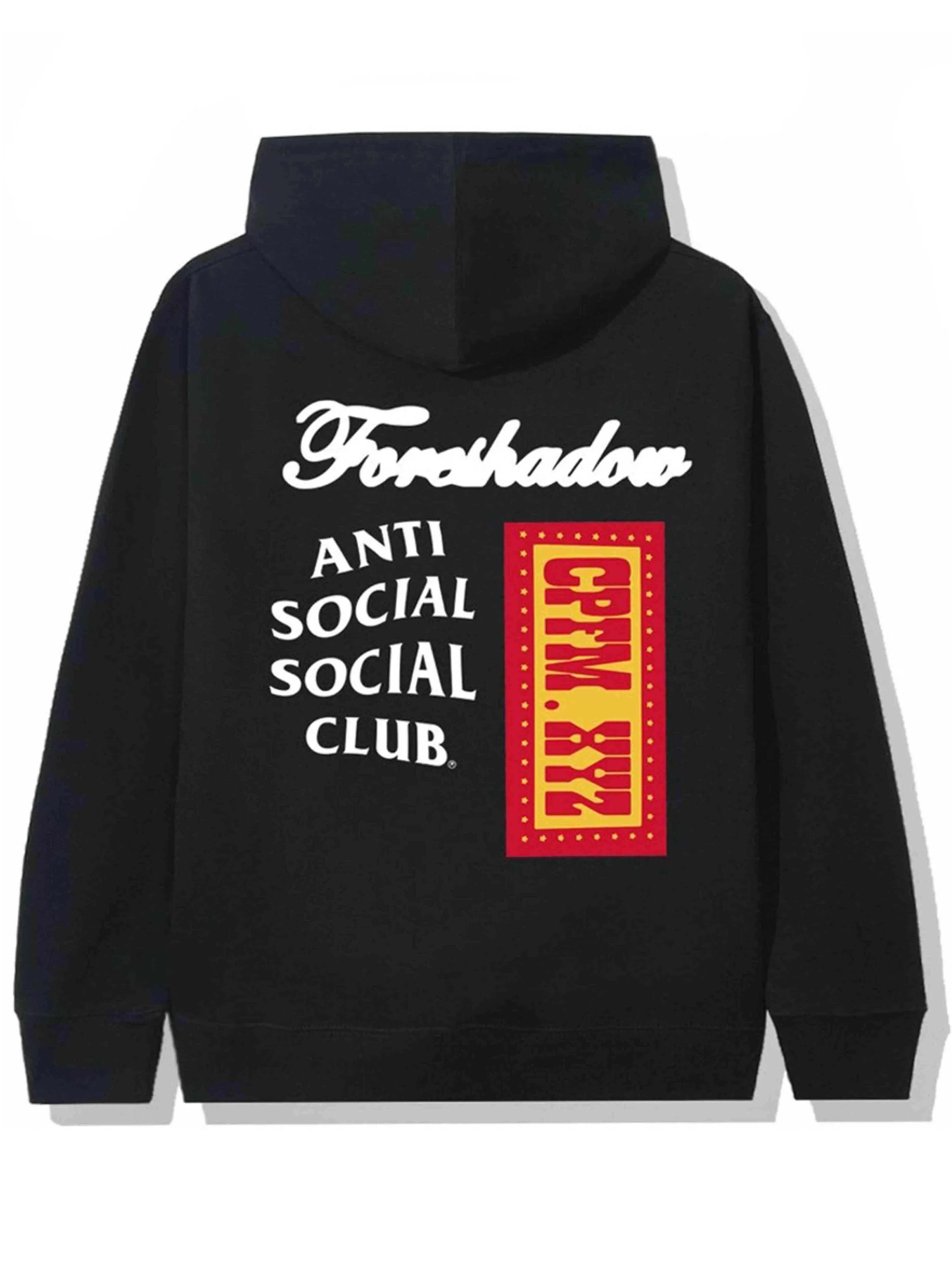 Image of Anti Social Social Club X CPFM Hoodie Black Anti Social Social Club