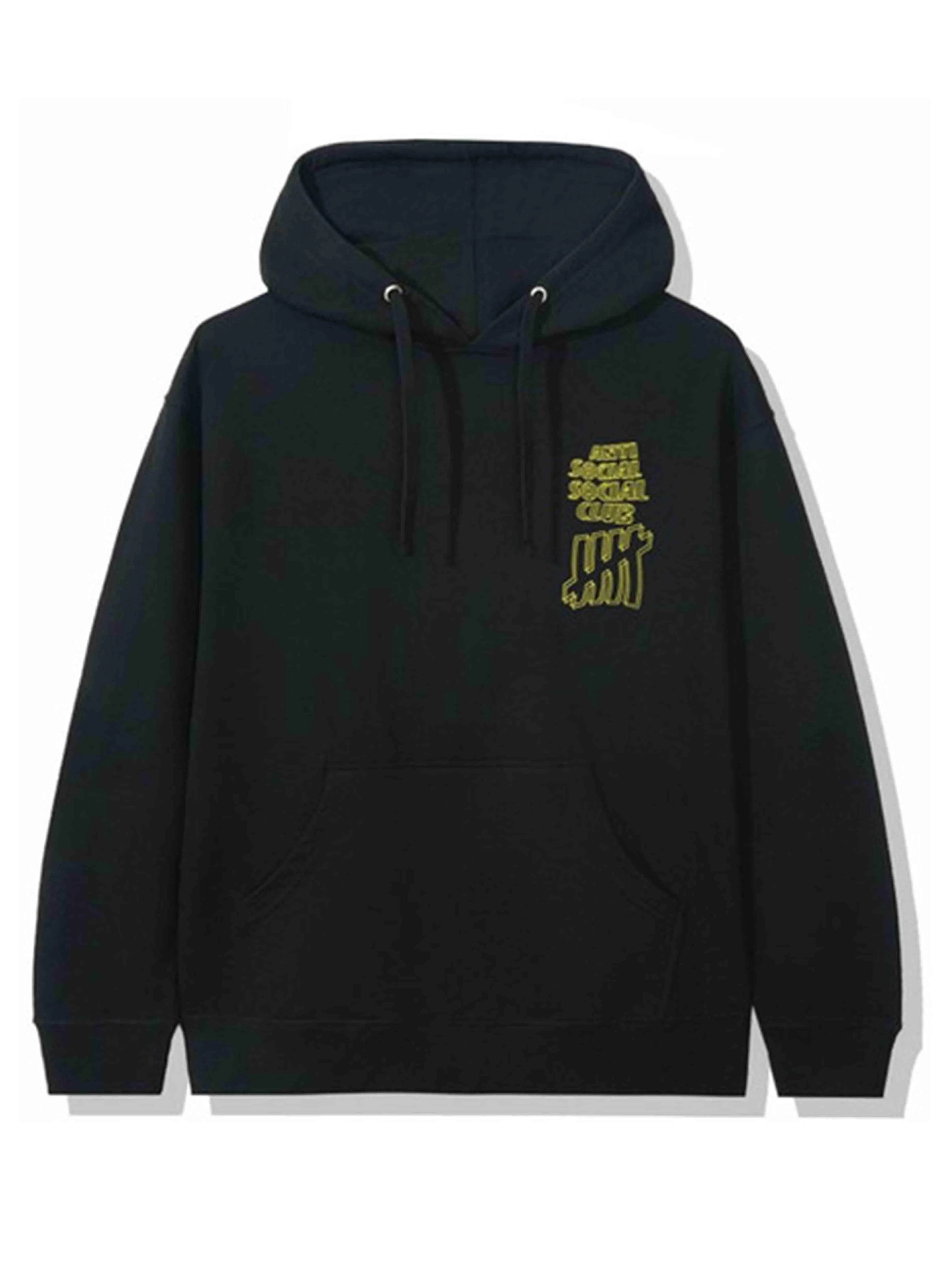 Image of Anti Social Social Club X Undefeated Hoodie Black Anti Social Social Club