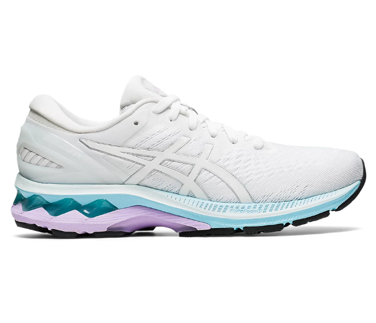 Image of Women's Asics Gel-Kayano 27 (White/Pure Silver)