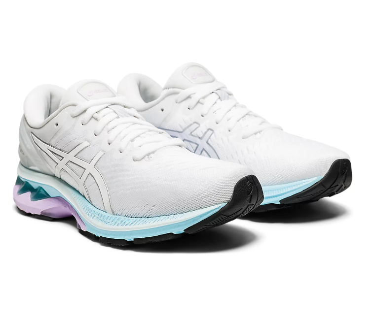 Women's Asics Gel-Kayano 27 (White/Pure Silver)