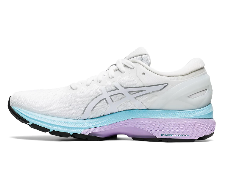 Image of Women's Asics Gel-Kayano 27 (White/Pure Silver)
