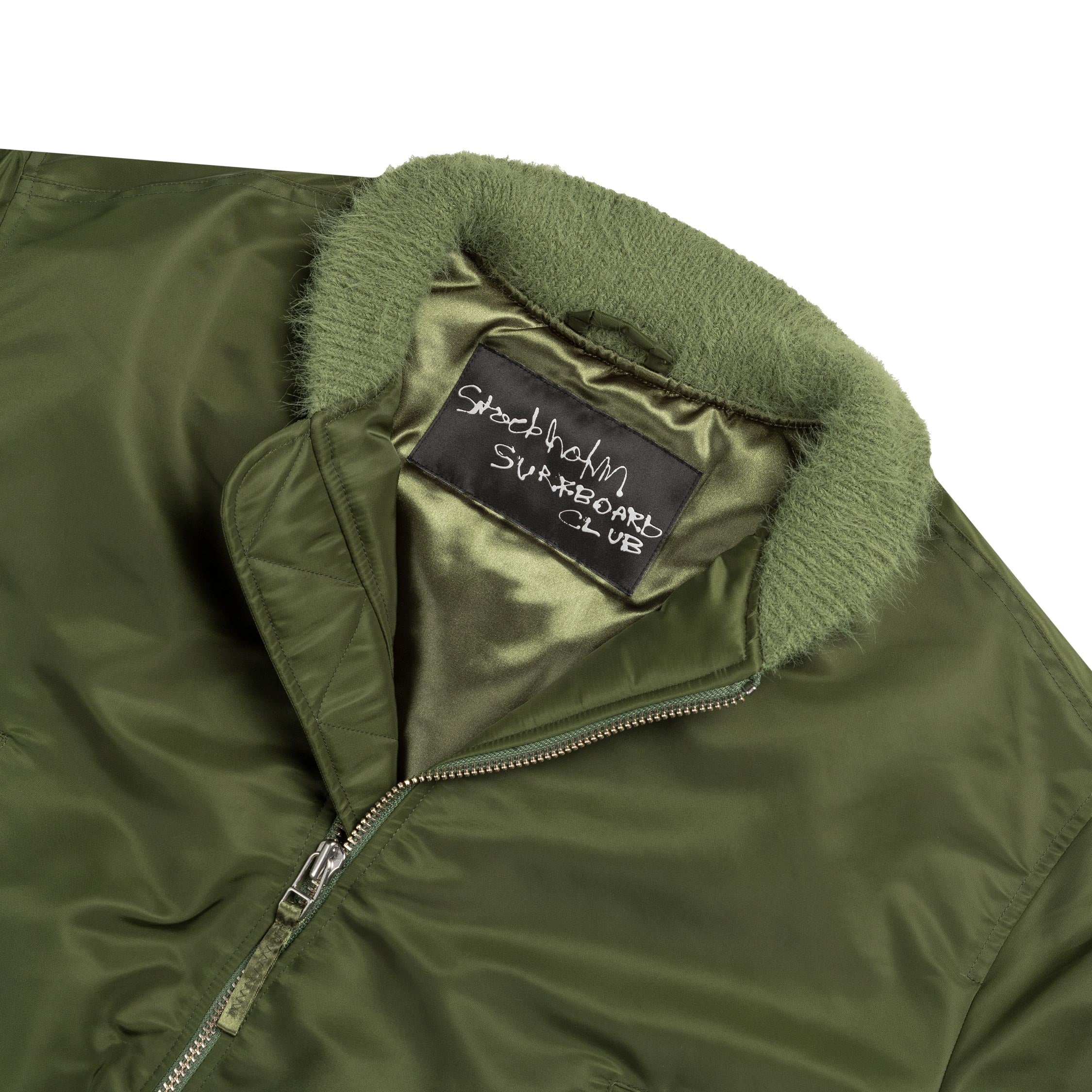 Image of Stockholm Surfboard Club Nylon Bomber Jacket