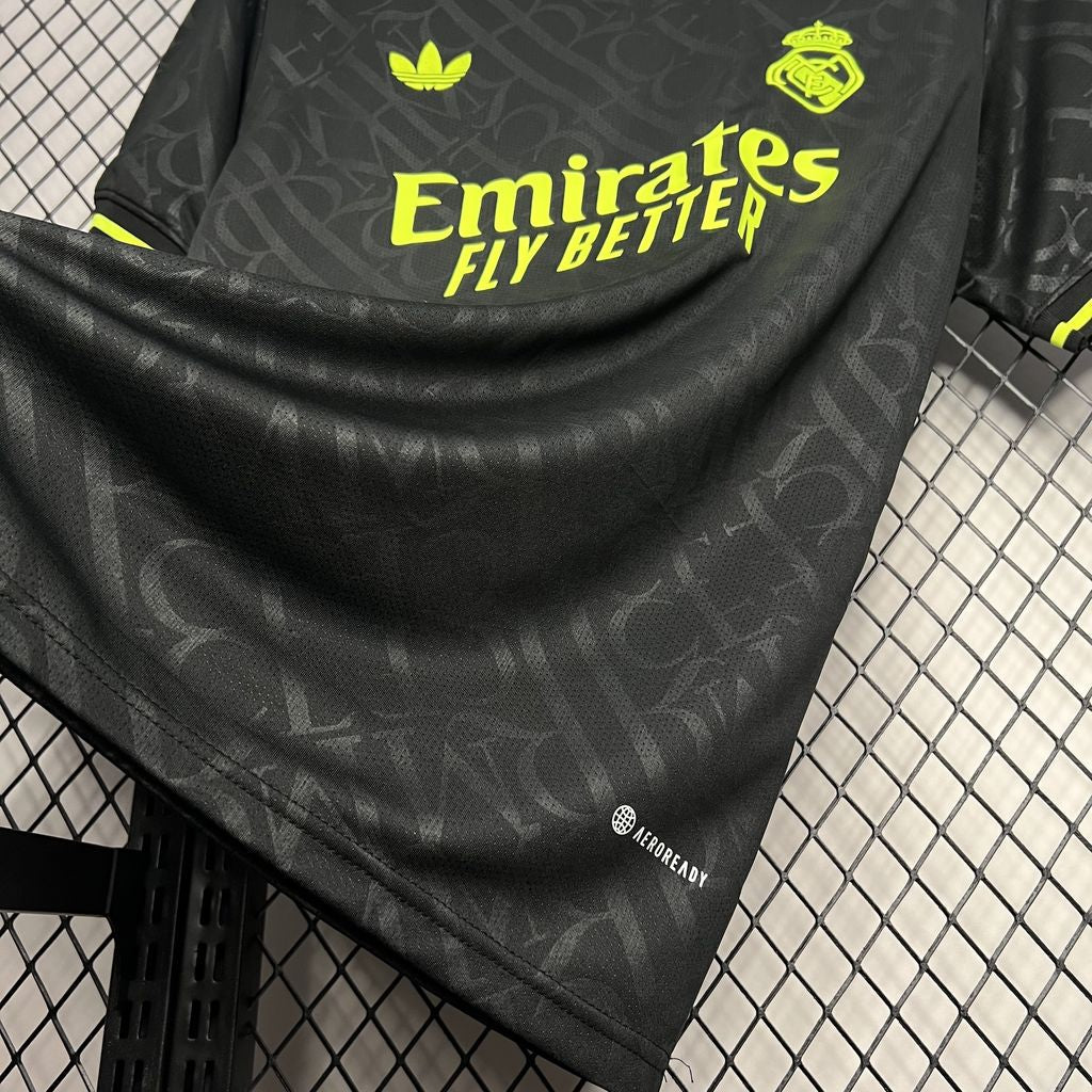 Real Madrid 2024/25 X BLACK AND NEON UNIQUE