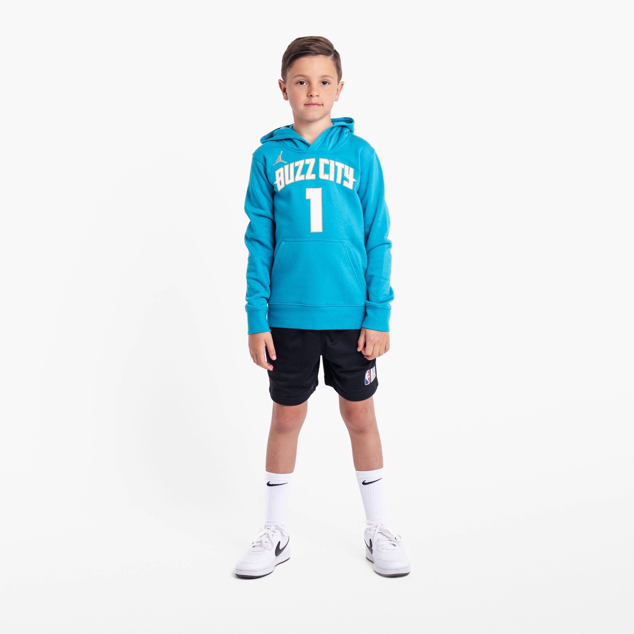 Image of Lamelo Ball Charlotte Hornets 2024 City Edition NBA Youth Hoodie