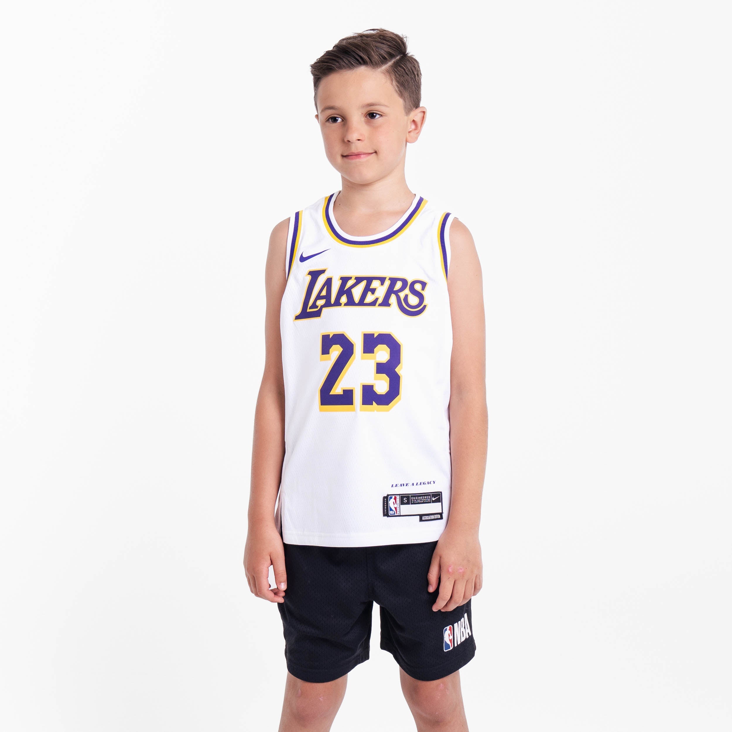 Image of LeBron James LA Lakers 2025 Association Edition Youth NBA Swingman Jersey