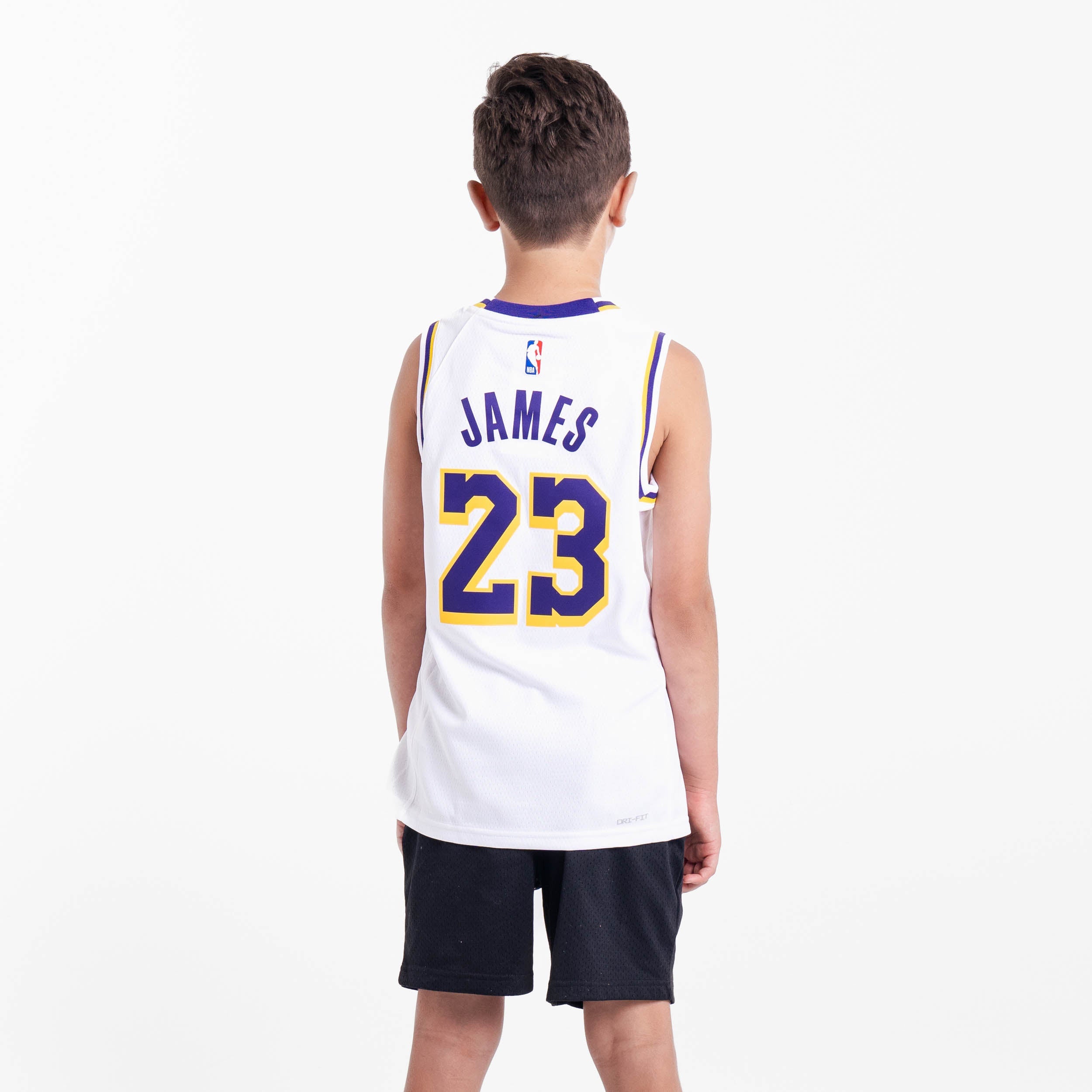 Image of LeBron James LA Lakers 2025 Association Edition Youth NBA Swingman Jersey
