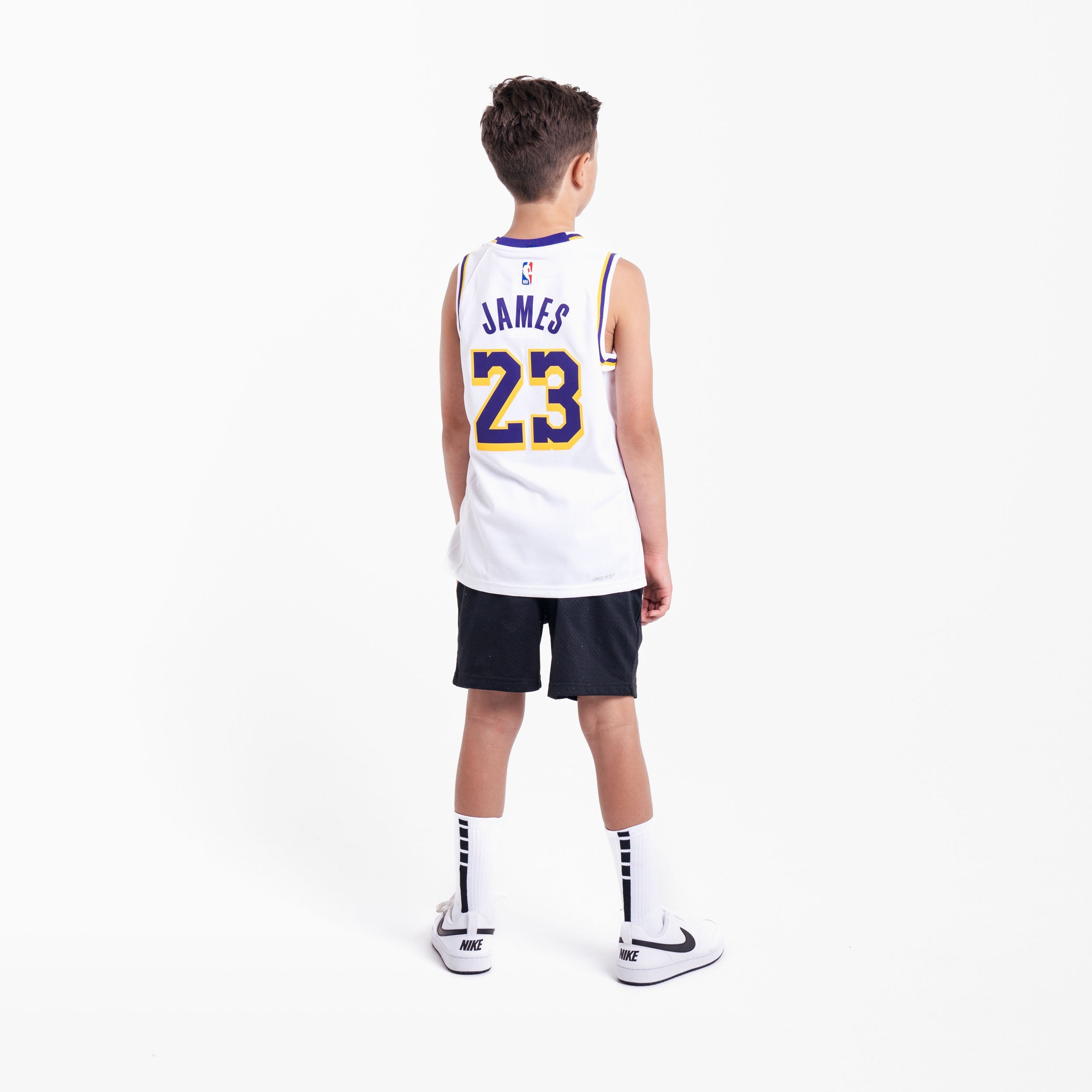 Image of LeBron James LA Lakers 2025 Association Edition Youth NBA Swingman Jersey