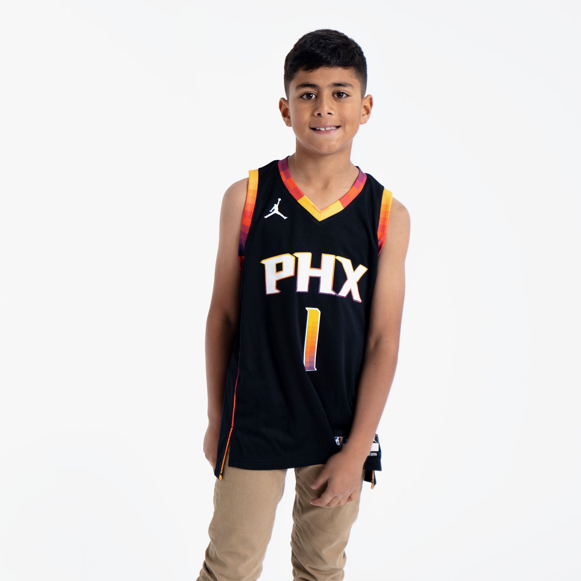 Devin Booker Phoenix Suns 2025 Statement Edition Youth NBA Swingman Jersey