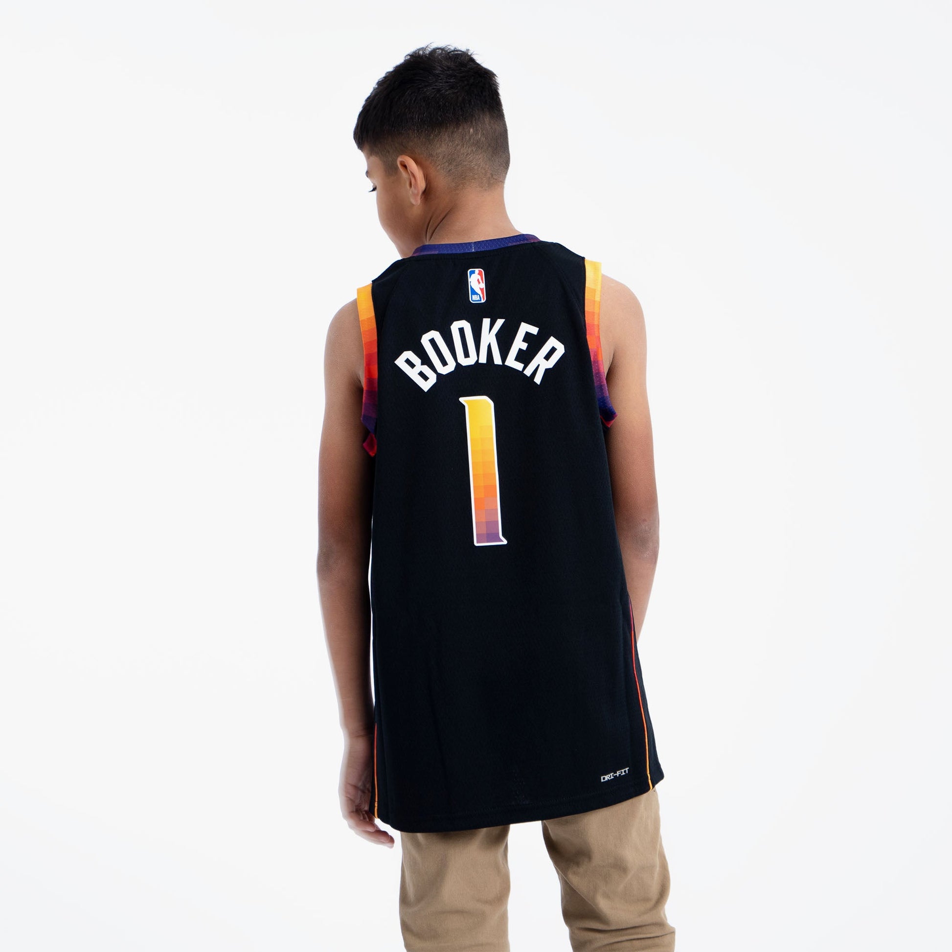 Devin Booker Phoenix Suns 2025 Statement Edition Youth NBA Swingman Jersey