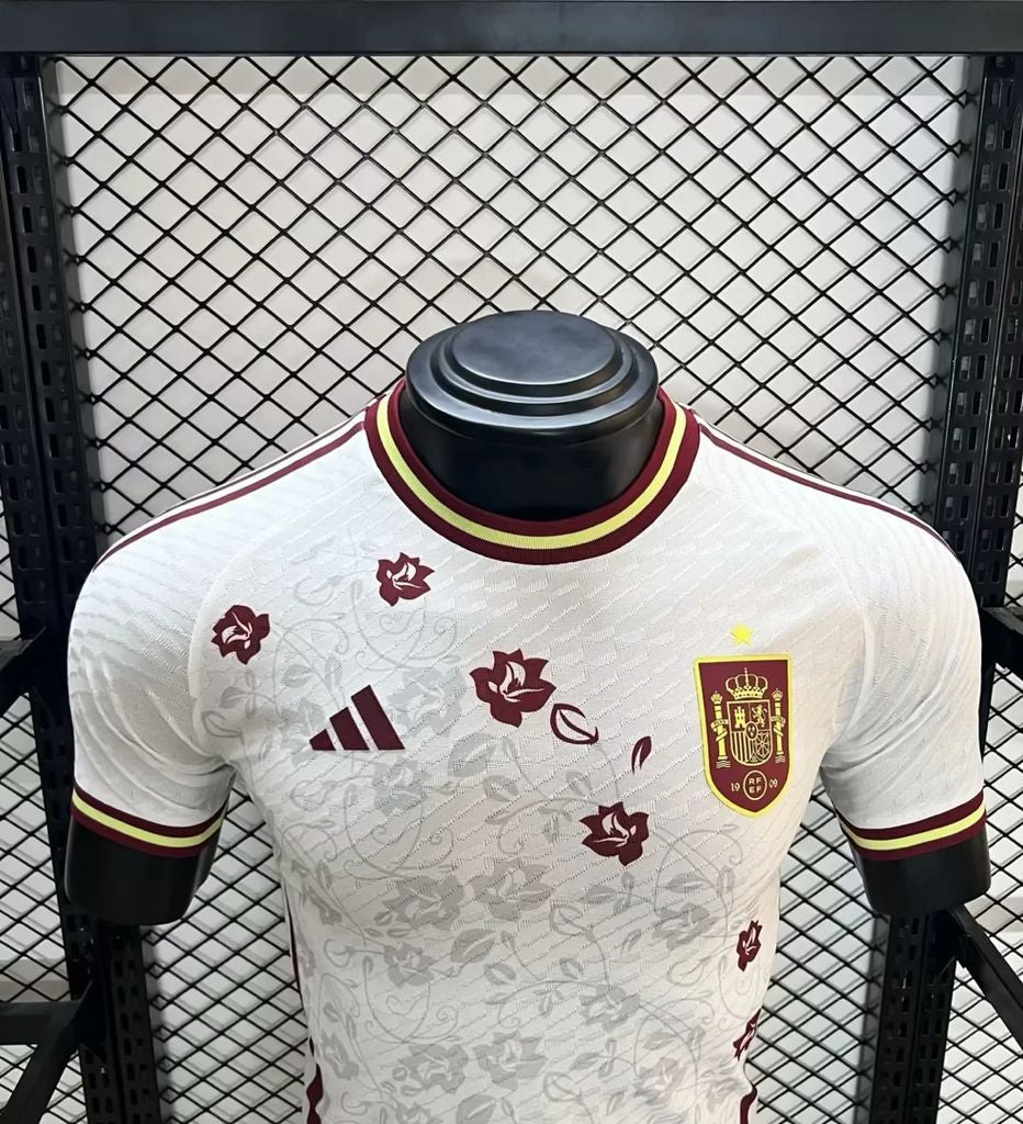 Spain 202425 Special Edition White Jersey Player Version