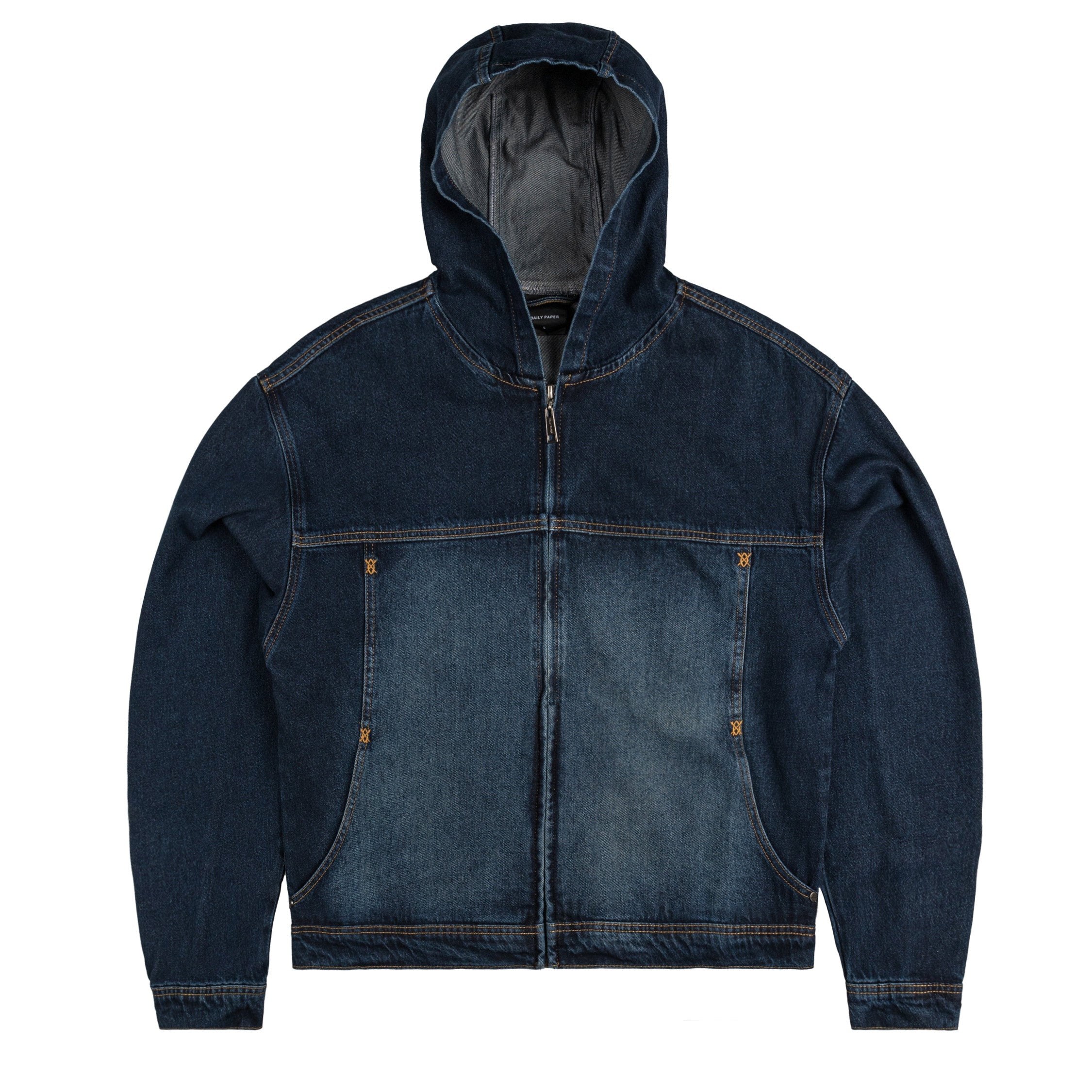 Image of Daily Paper Indigo Washed Denim Jacket