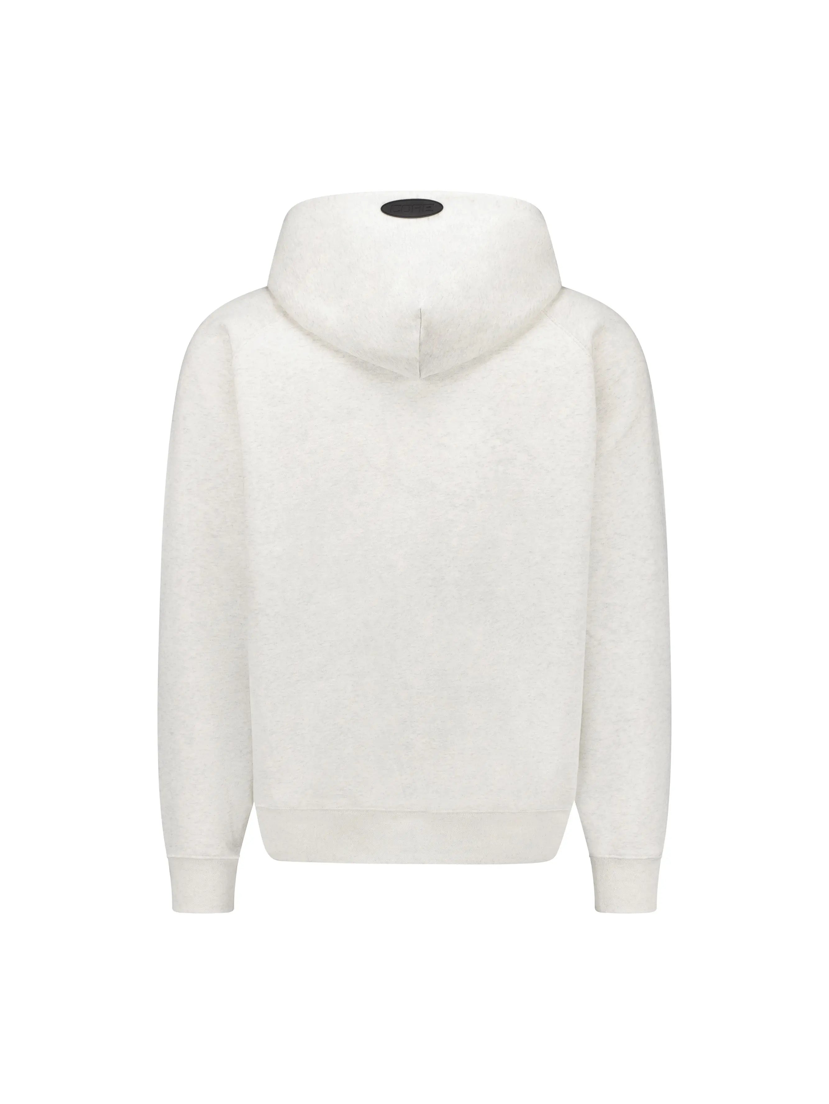 Image of CORE Essential Raglan Sleeve Hoodie Ecru Grey in Auckland, New Zealand - Shop name