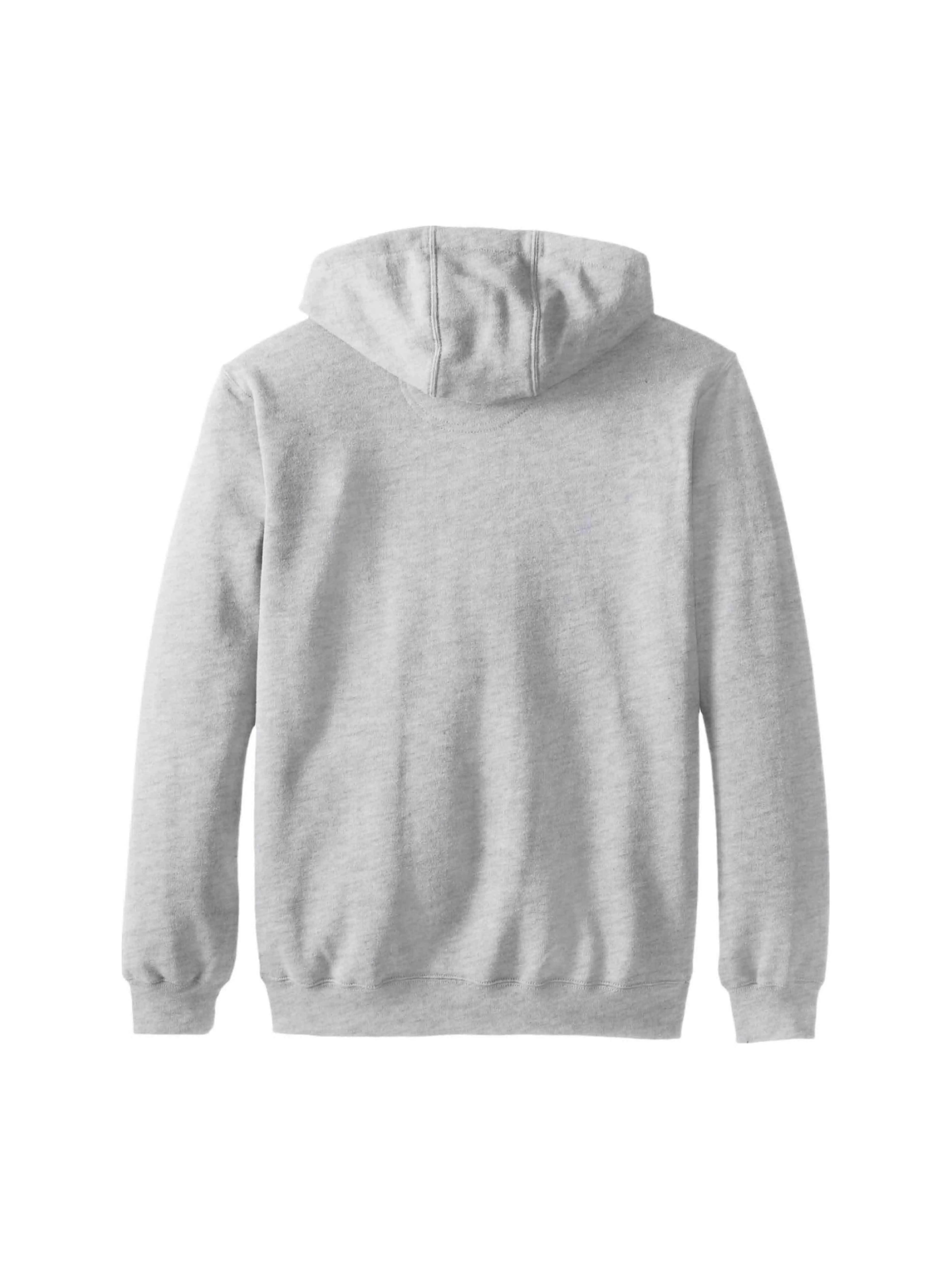 Image of Carhartt Mid Weight Logo Hoodie Heather Grey Carhartt