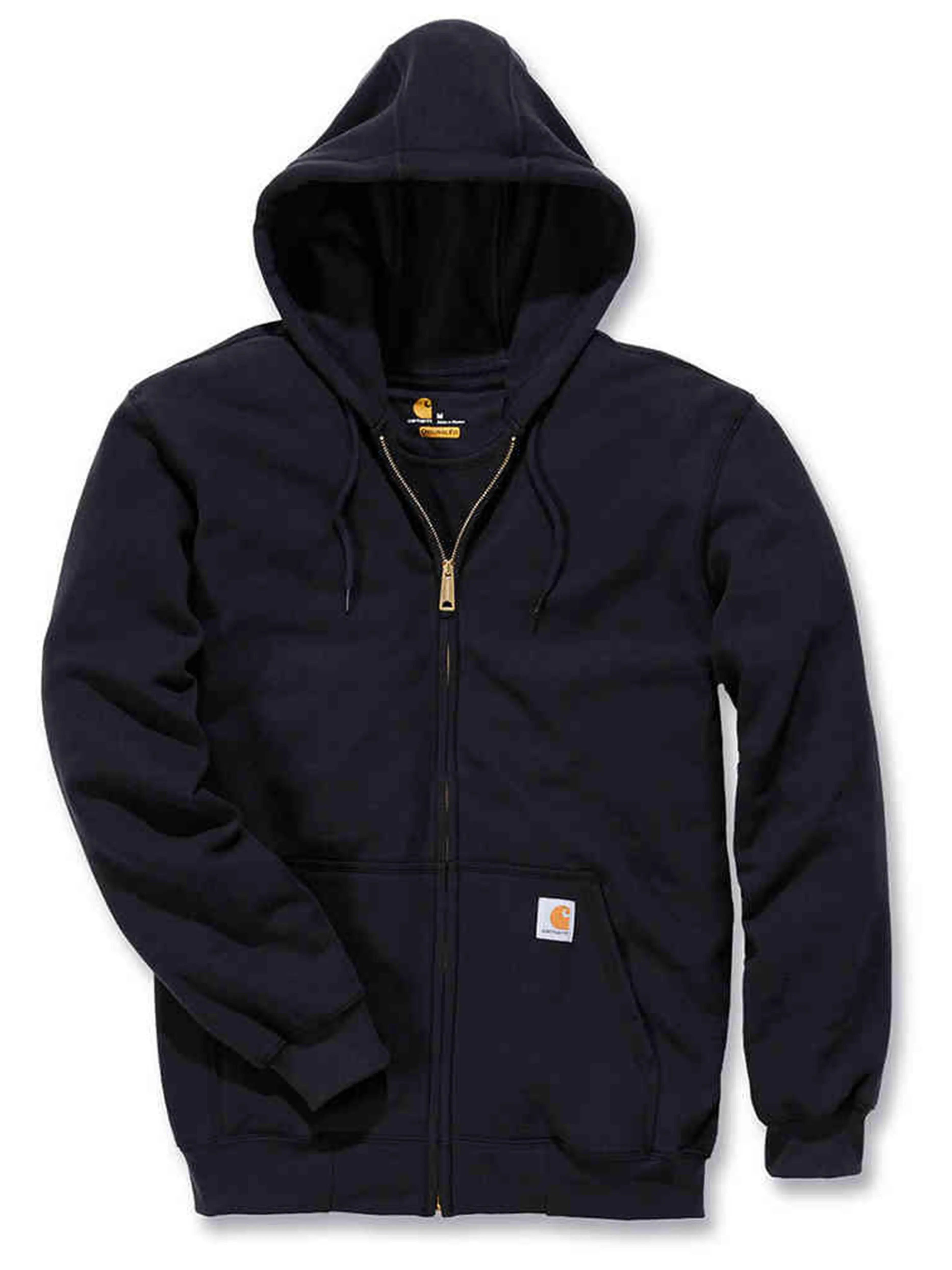 Image of Carhartt Thermal Zip Hoodie Black Carhartt
