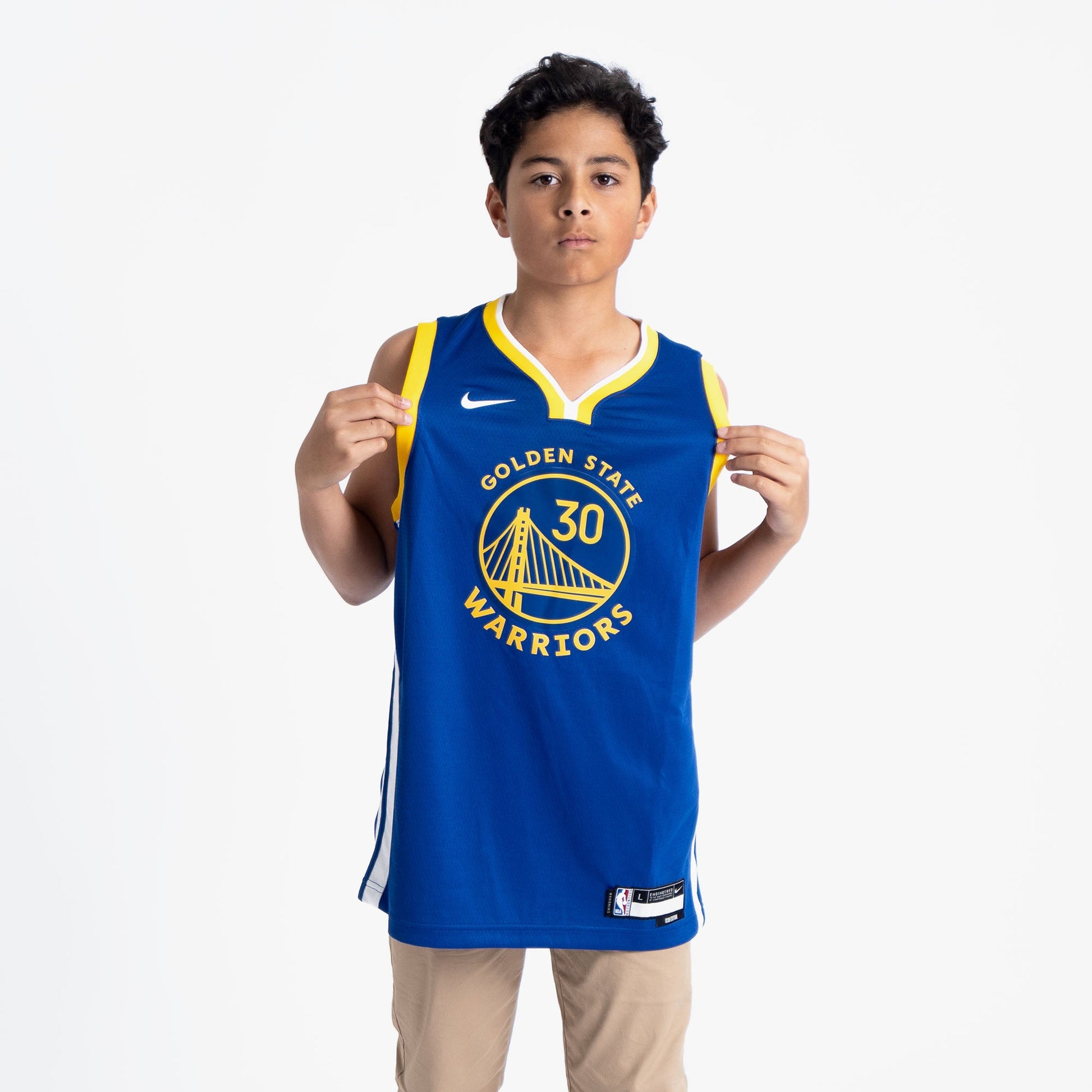 Stephen Curry Golden State Warriors 2025 Icon Edition Youth NBA Swingman Jersey