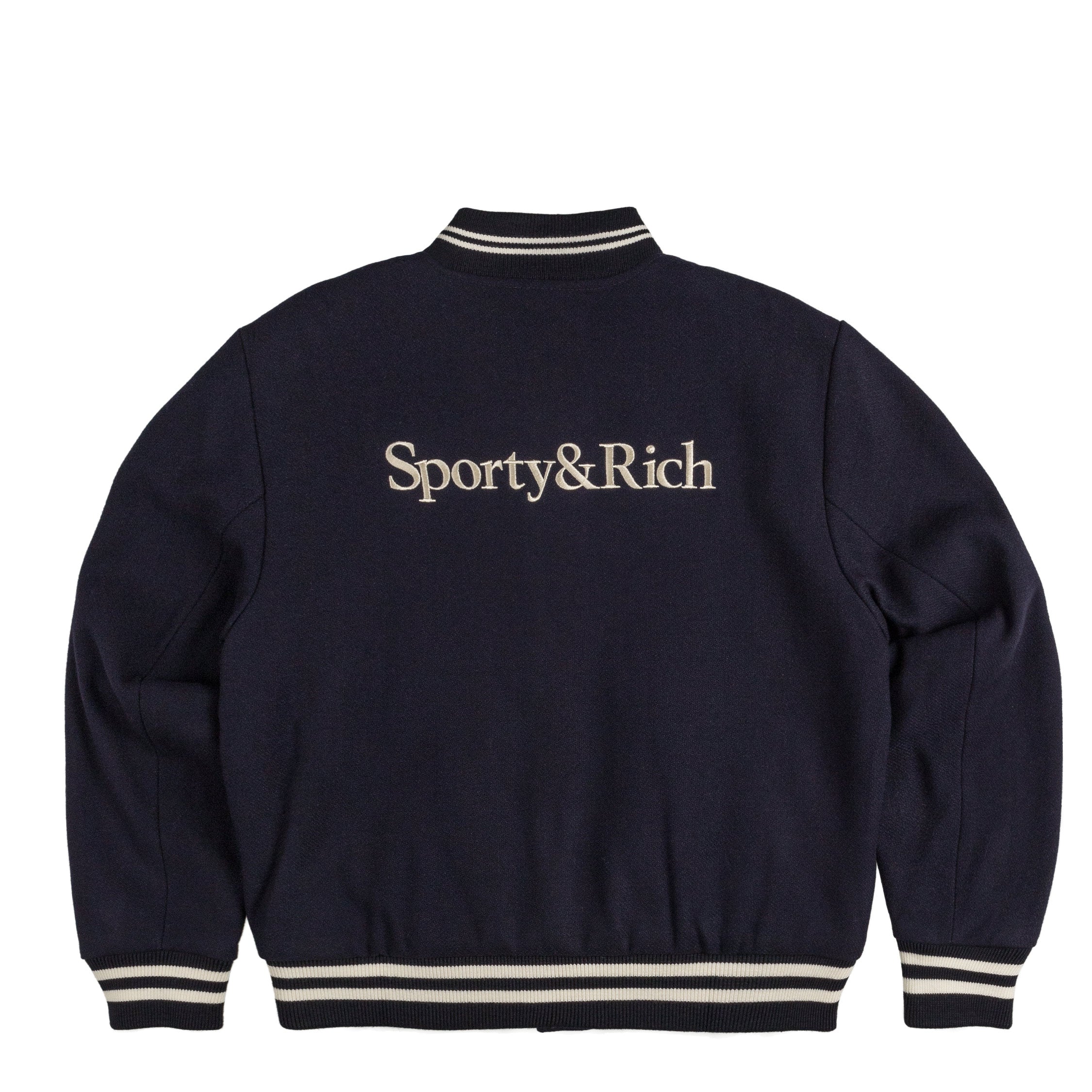 Image of Sporty & Rich Yankees Serif Varsity Jacket