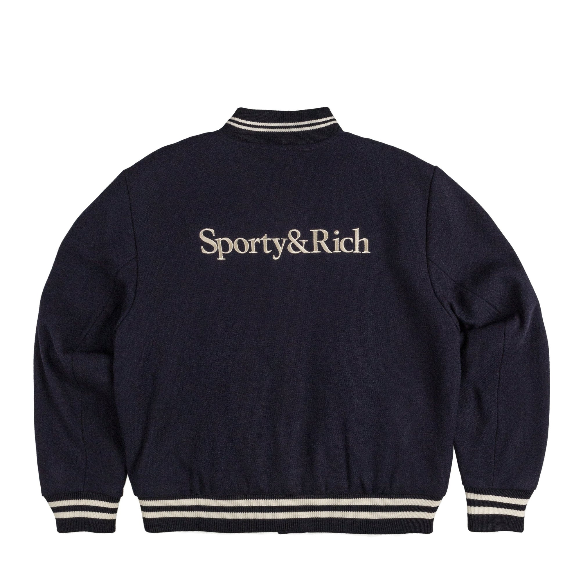 Sporty & Rich Yankees Serif Varsity Jacket