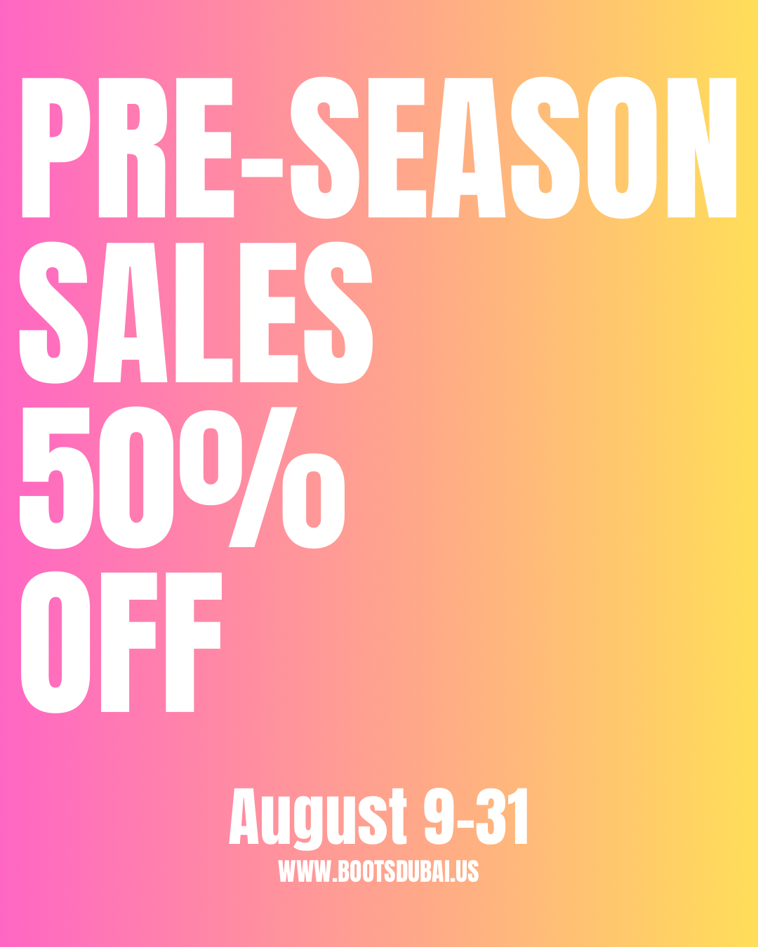 Boots Dubai