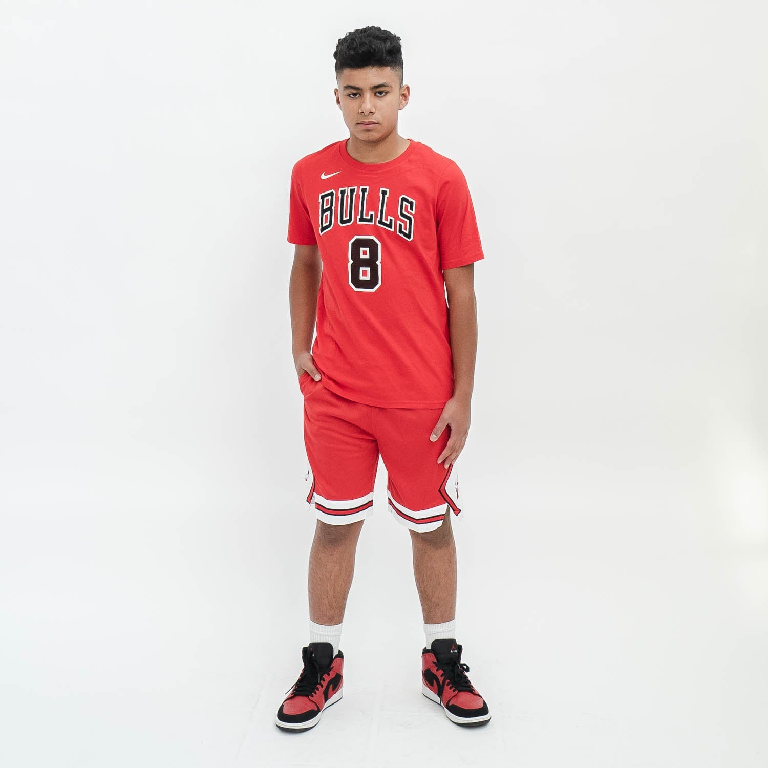 Image of Chicago Bulls 2024 Icon Edition Swingman Youth NBA Shorts