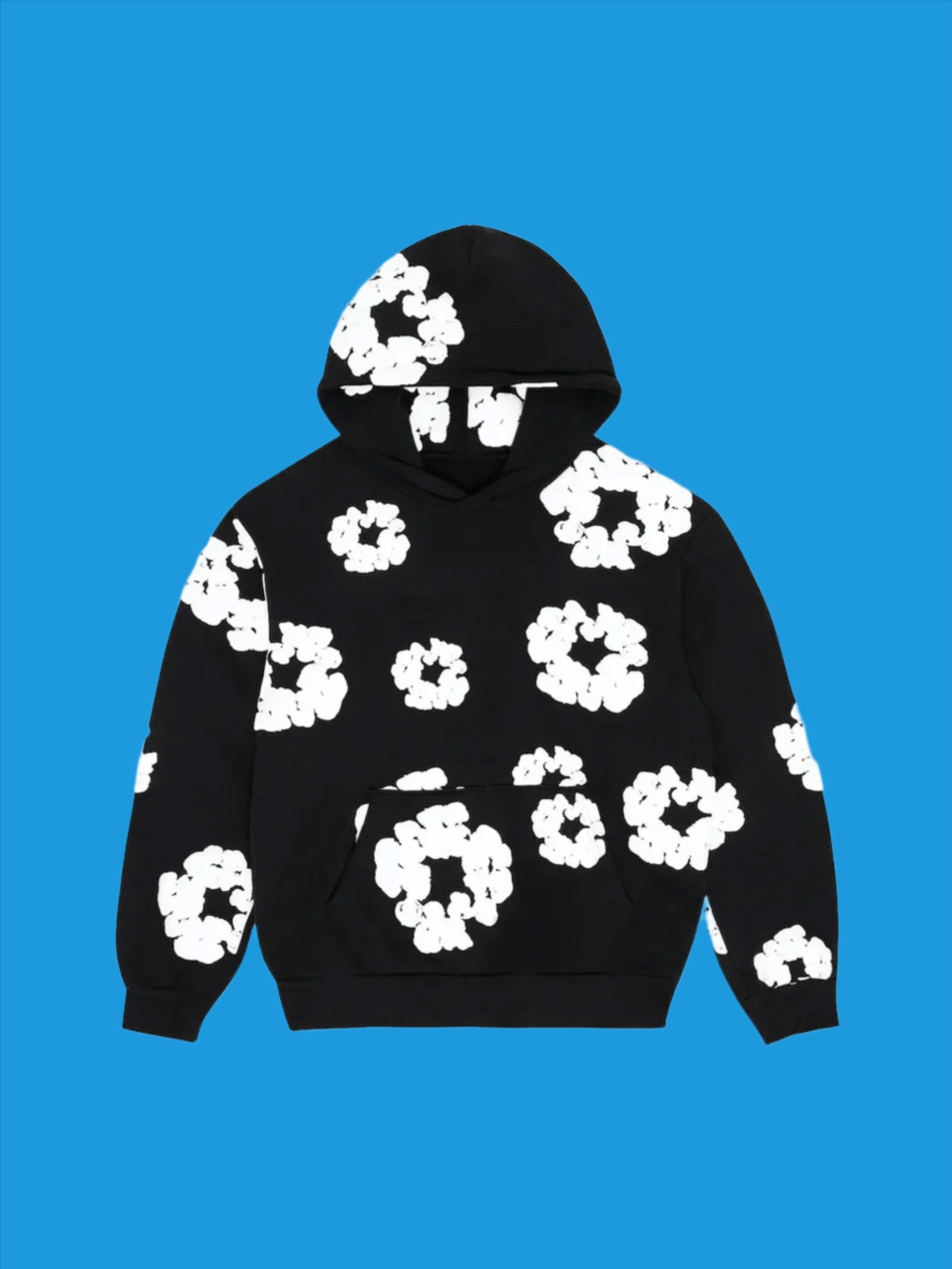 Image of Denim Tears The Cotton Wreath Sweatshirt Black - Prior