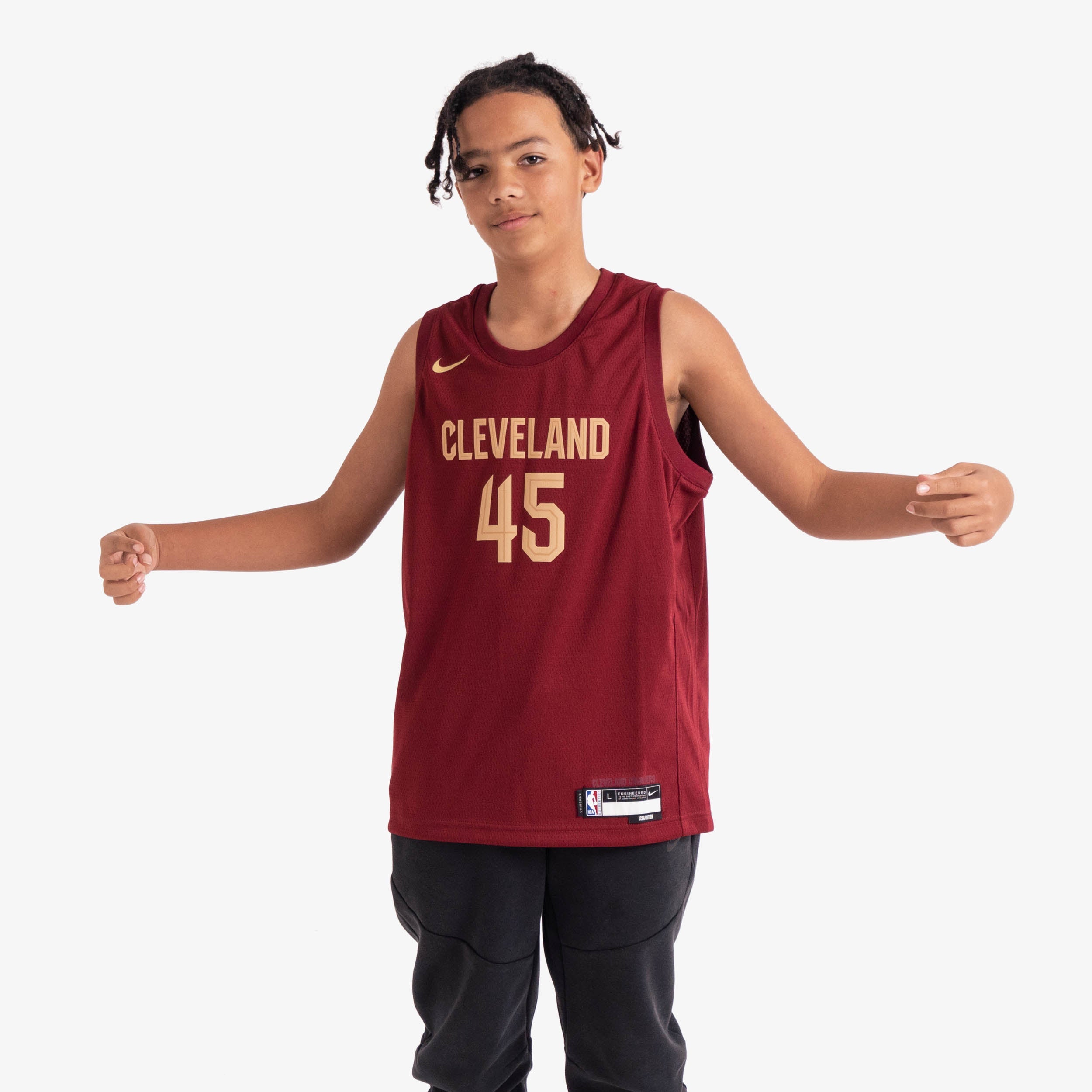 Image of Donovan Mitchell Cleveland Cavaliers 2025 Icon Edition Youth NBA Swingman Jersey