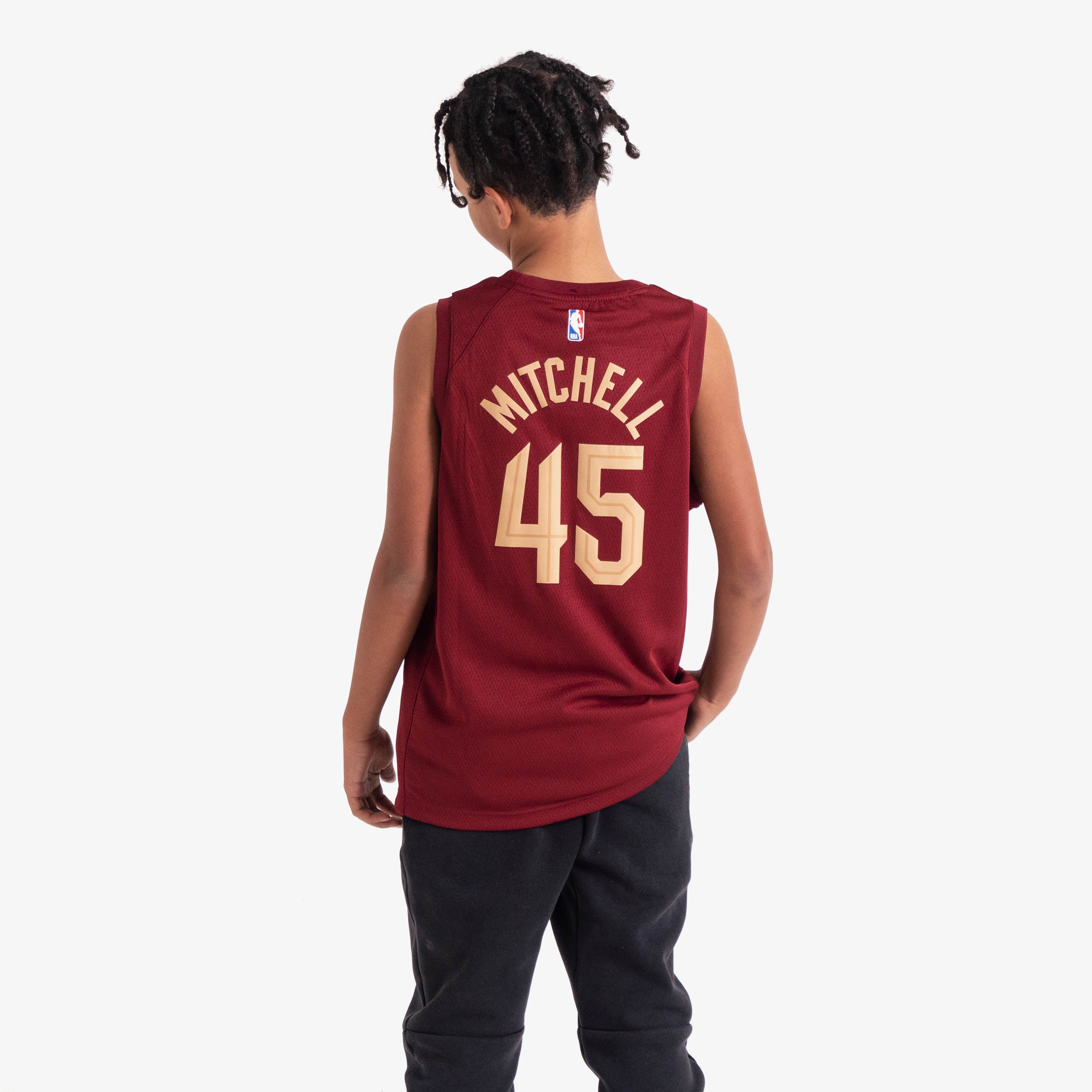 Image of Donovan Mitchell Cleveland Cavaliers 2025 Icon Edition Youth NBA Swingman Jersey