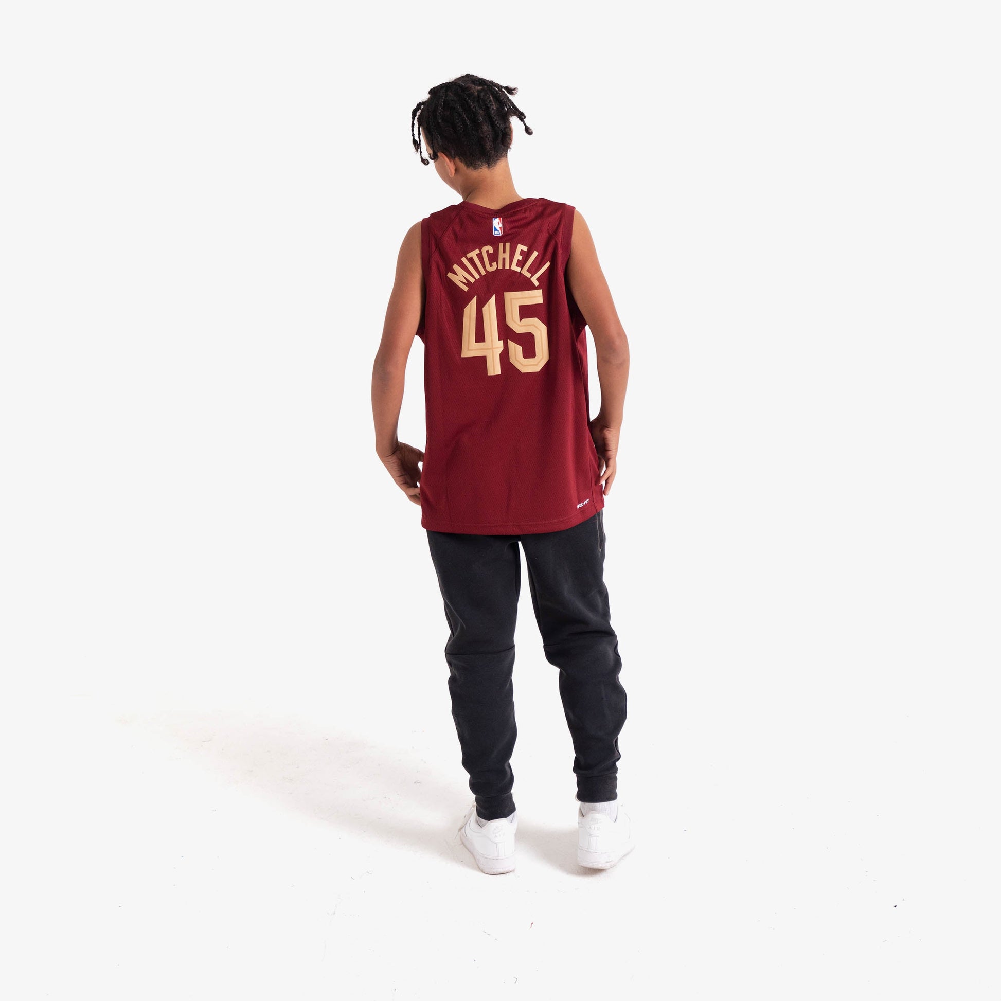 Donovan Mitchell Cleveland Cavaliers 2025 Icon Edition Youth NBA Swingman Jersey