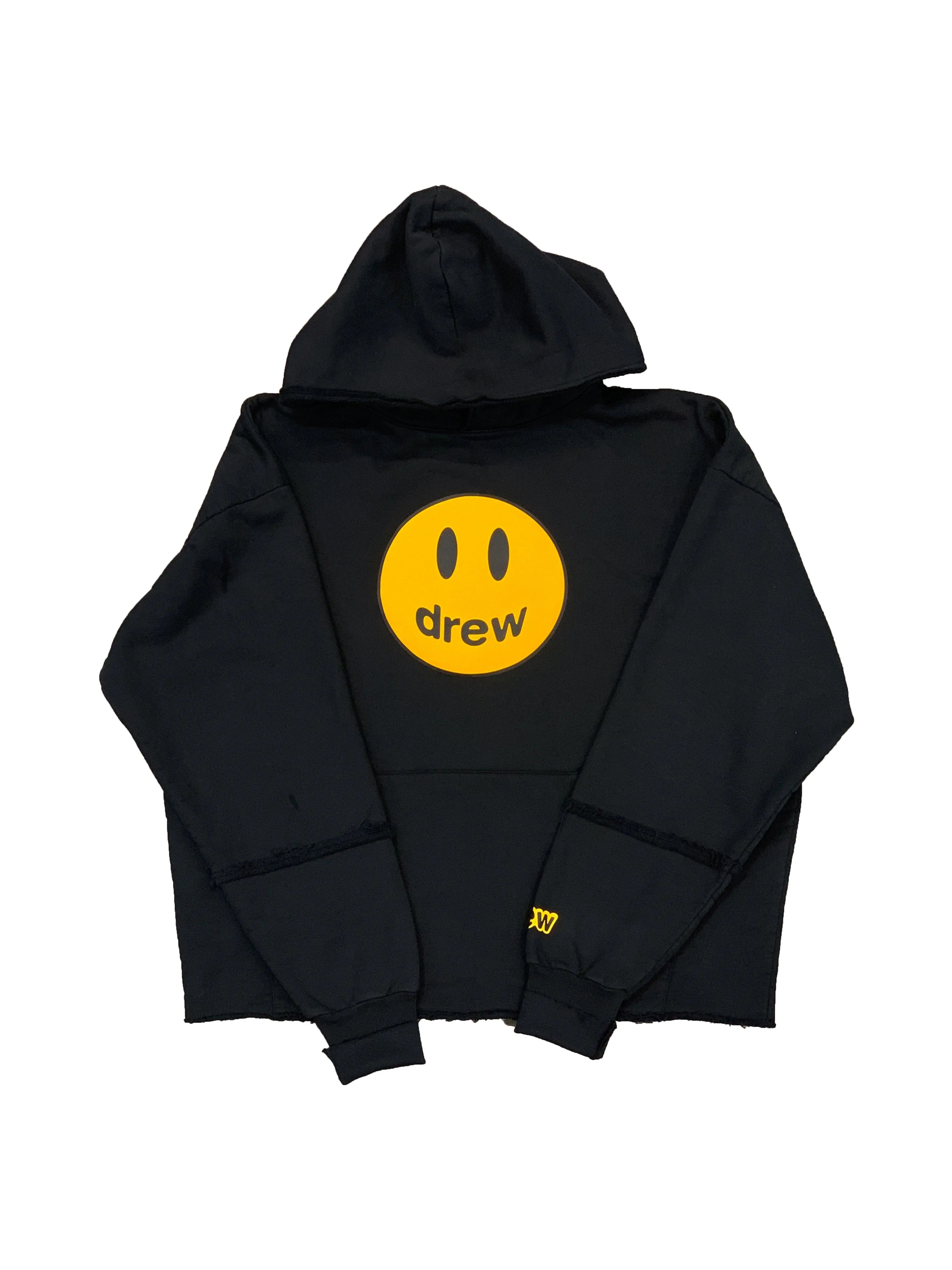 Image of Drew House Deconstructed Mascot Hoodie Black [FW21] Drew House