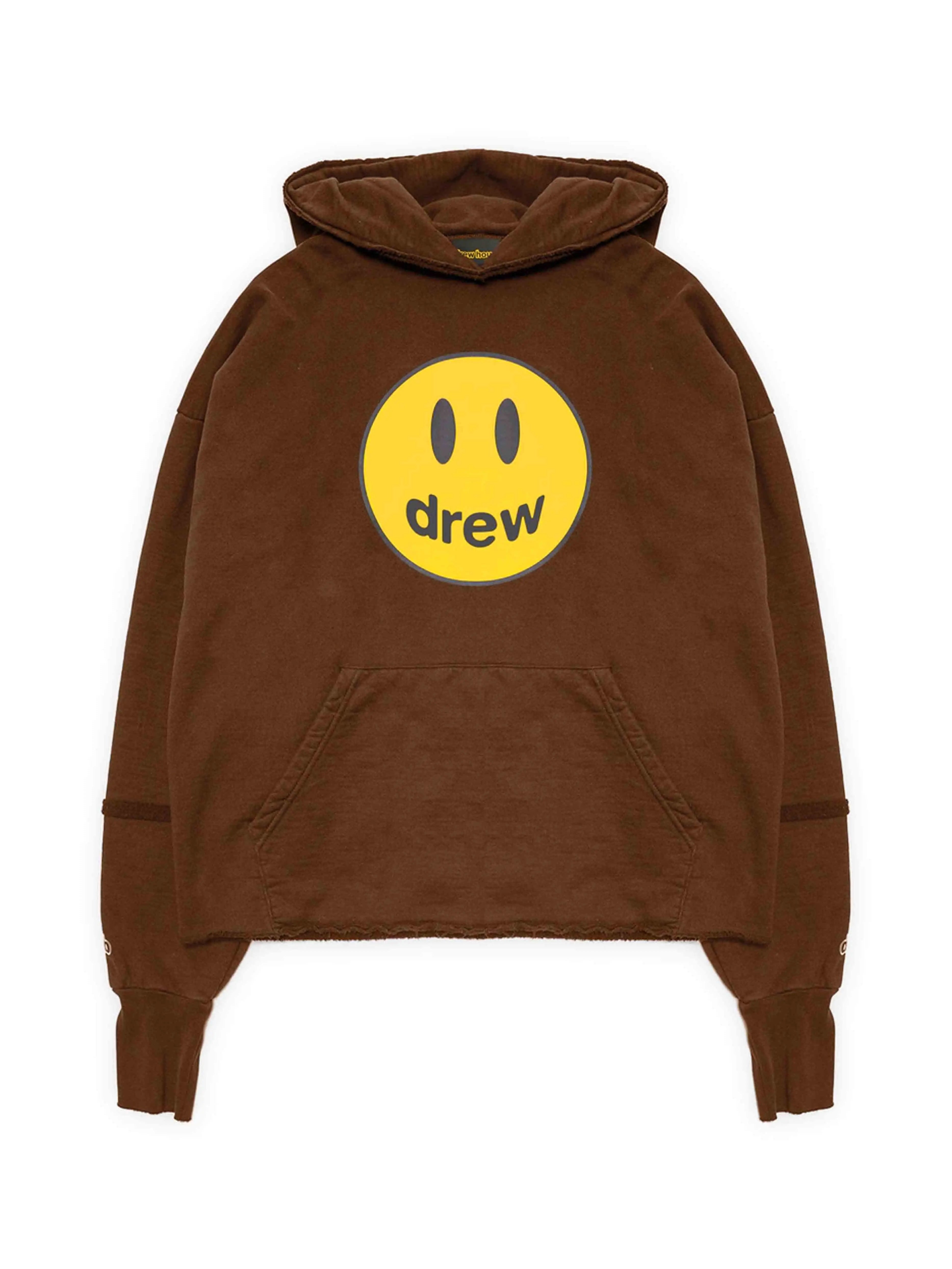 Image of Drew House Mascot Deconstructed Hoodie Brown Prior
