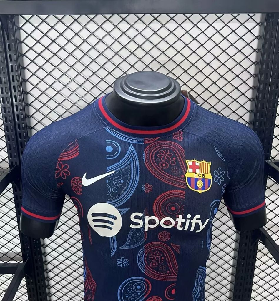Image of Barcelona 2024/25 Special Edition Blue Jersey Player