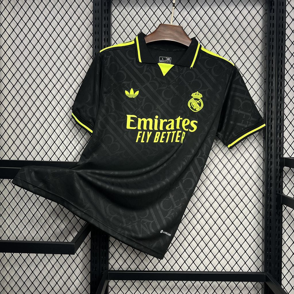 Real Madrid 2024/25 X BLACK AND NEON UNIQUE