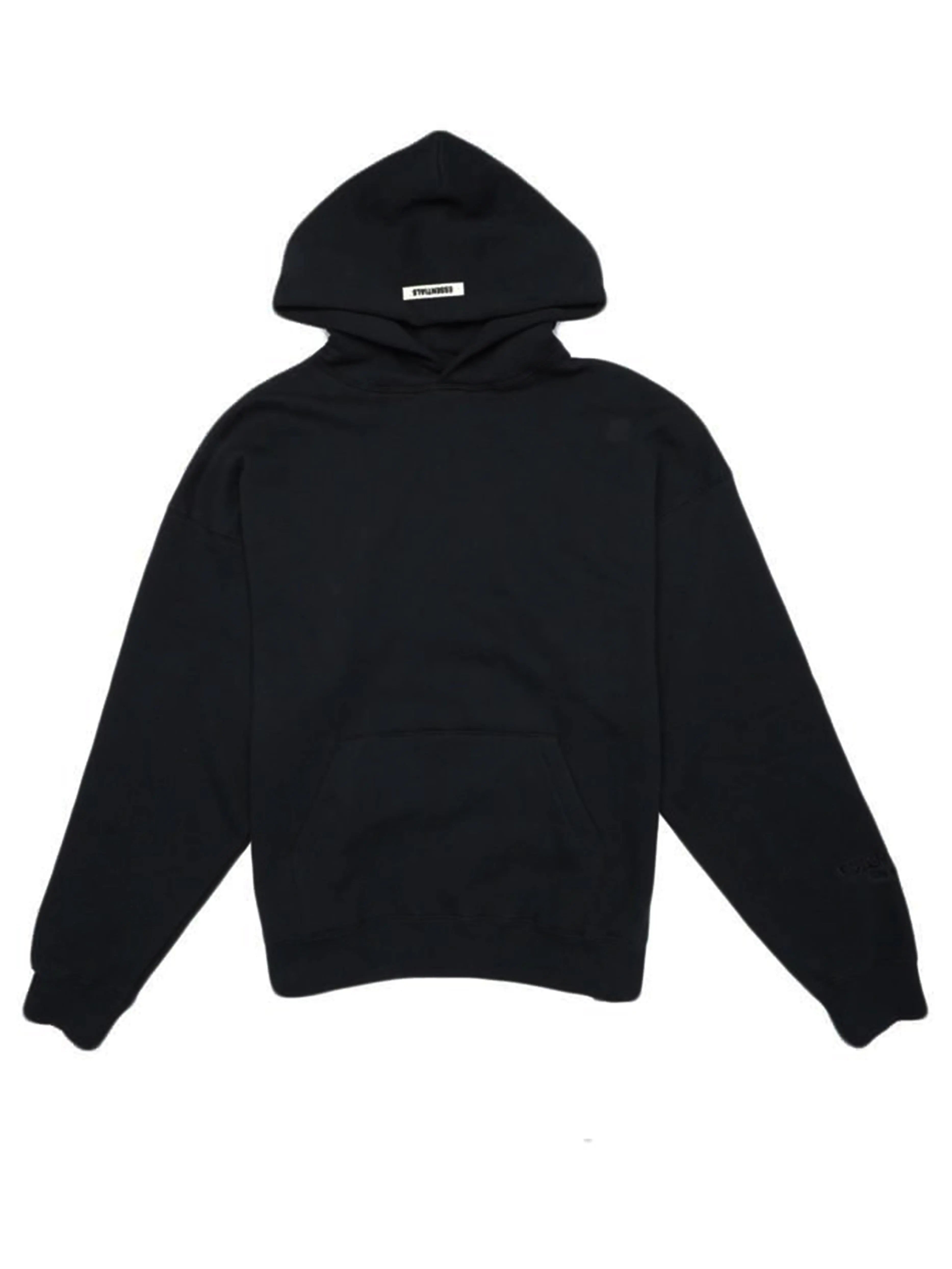 Image of FEAR OF GOD ESSENTIALS Los Angeles 3M Pullover Hoodie Black Prior