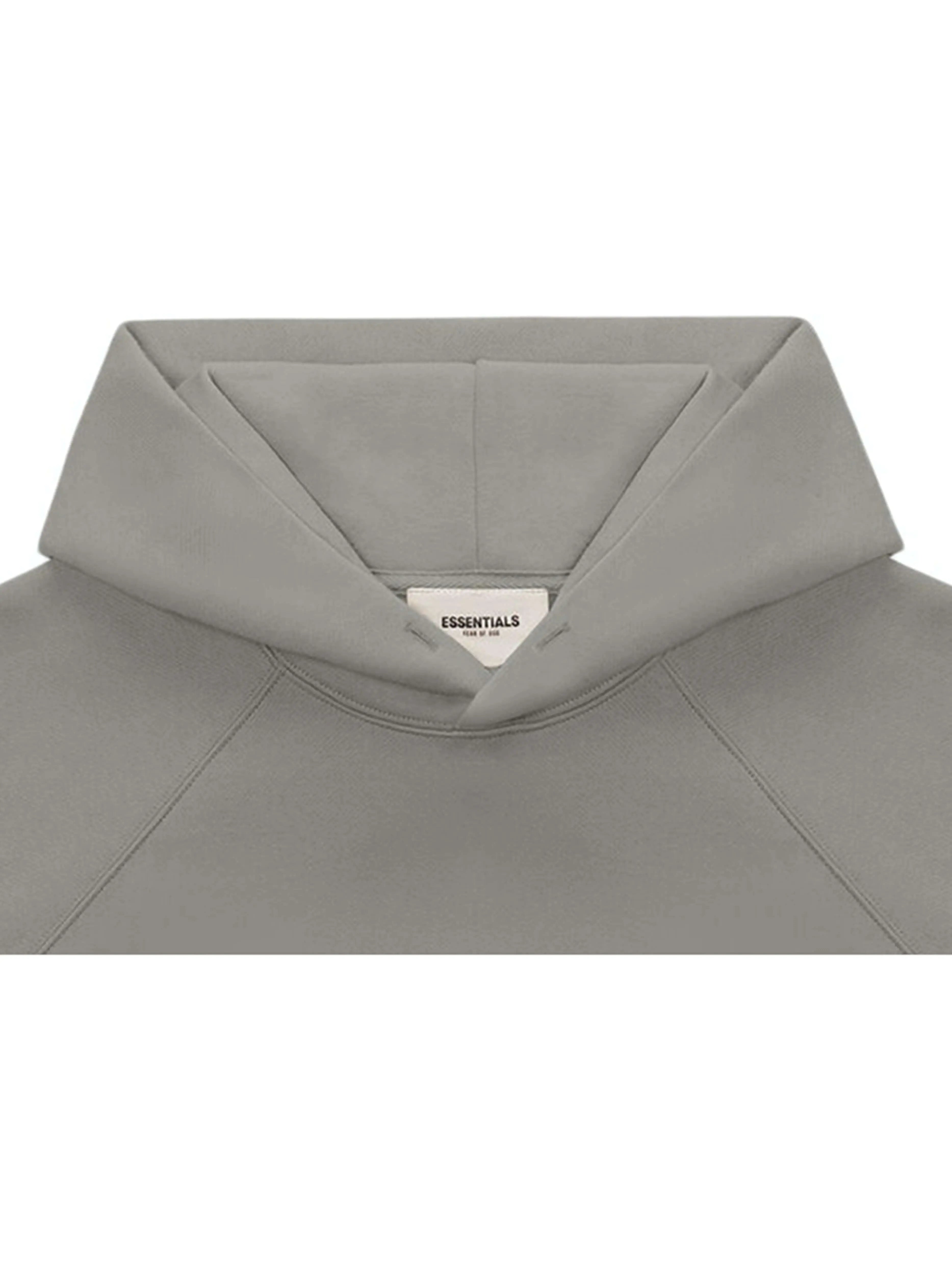 FOG ESSENTIALS 3D Silicon Applique Pullover Hoodie Charcoal [SS20] Fear Of God Essentials