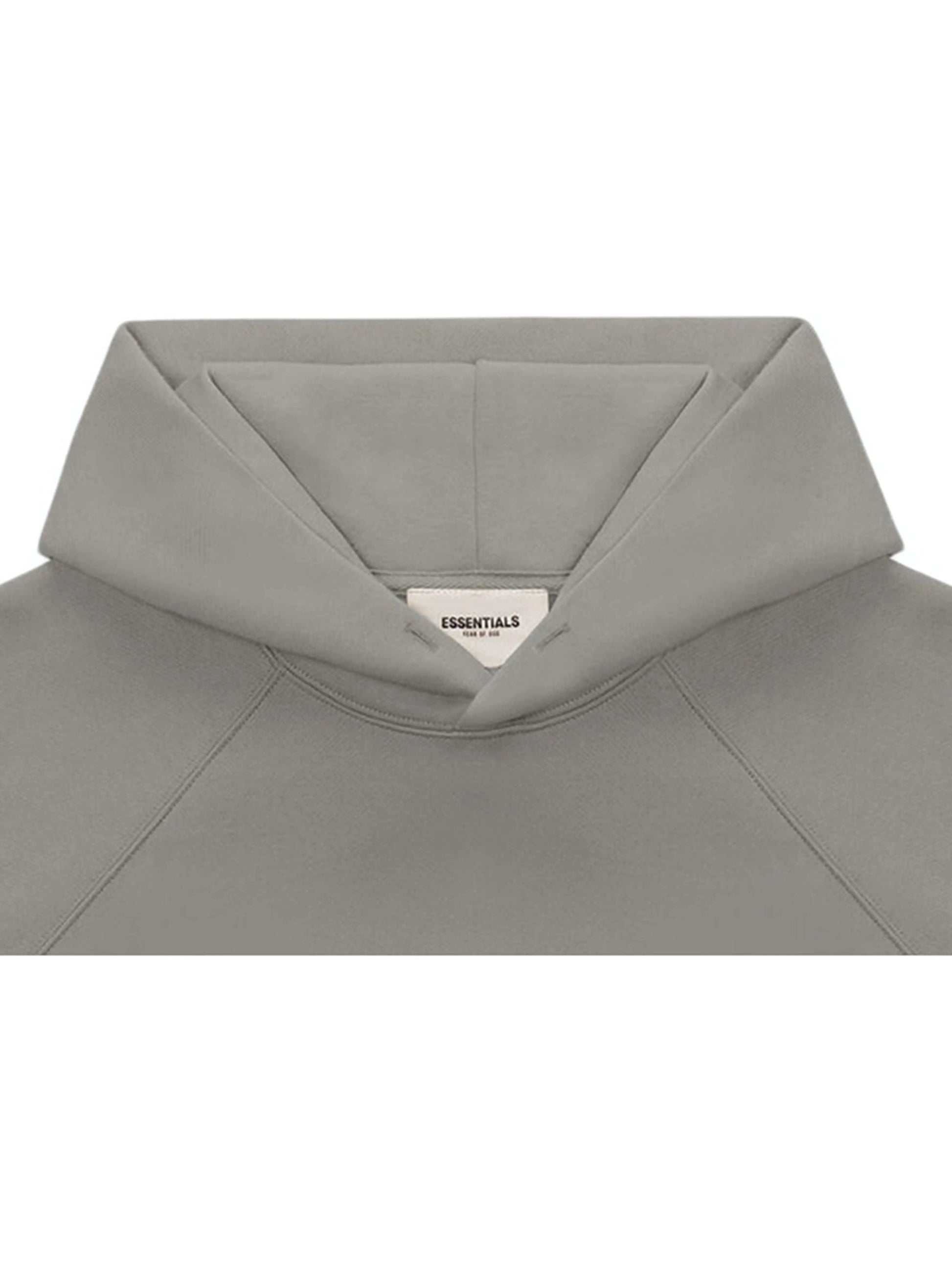 FOG ESSENTIALS 3D Silicon Applique Pullover Hoodie Charcoal [SS20] Fear Of God Essentials