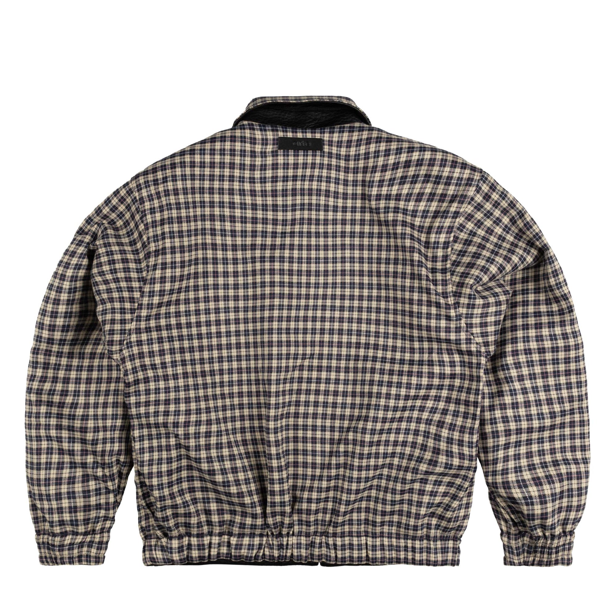 Arte Antwerp Reversible Plaid Leather Jacket
