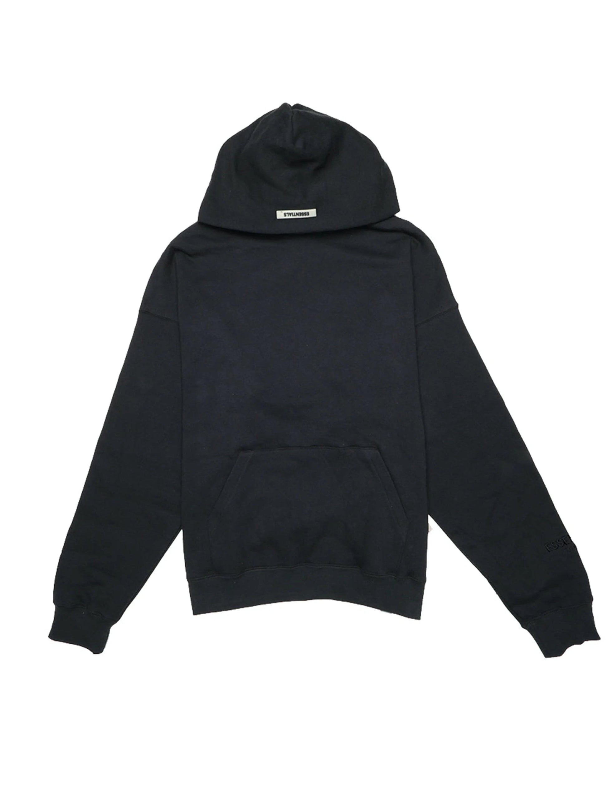 Fear Of God Essentials 3M Reflective Logo Pullover Hoodie Black/White [FW19] Prior