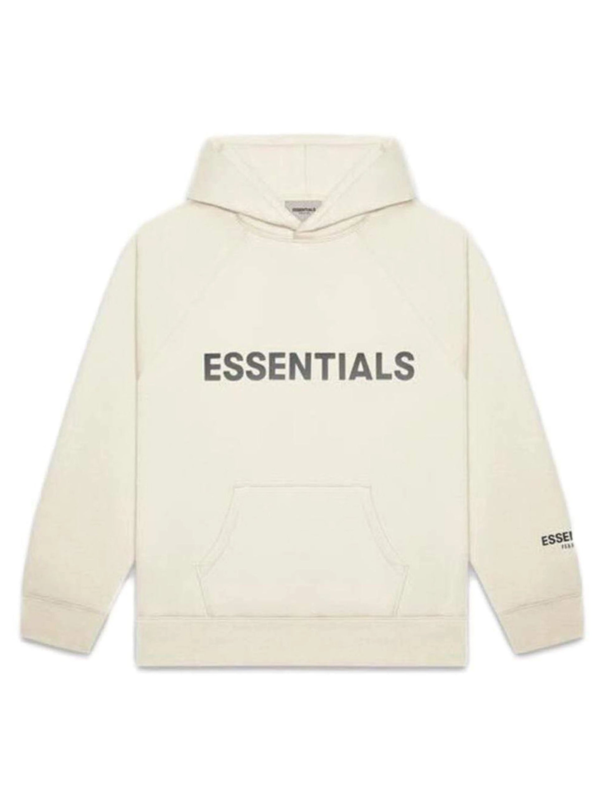 Fear Of God Essentials Applique Logo Hoodie Buttercream [SS20] Prior