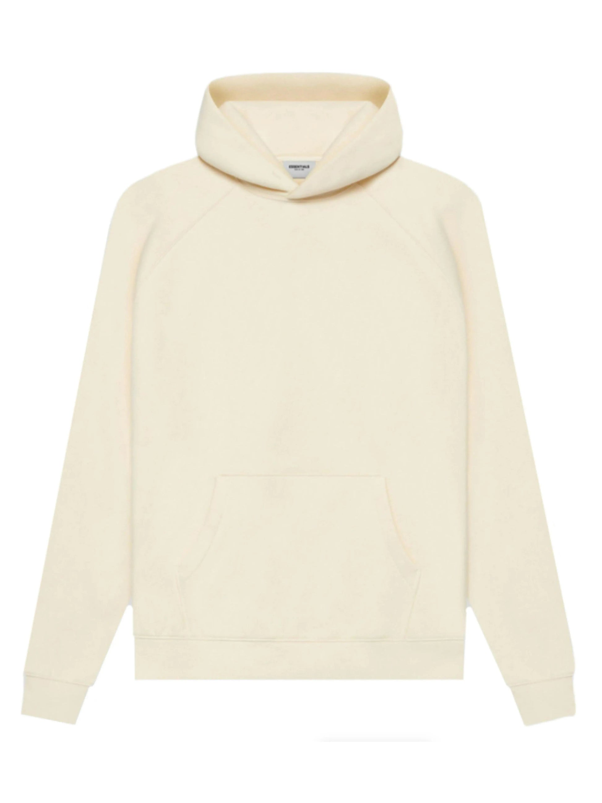 Fear Of God Essentials Back Logo Pullover Hoodie Cream/Buttercream [SS21] Fear Of God Essentials