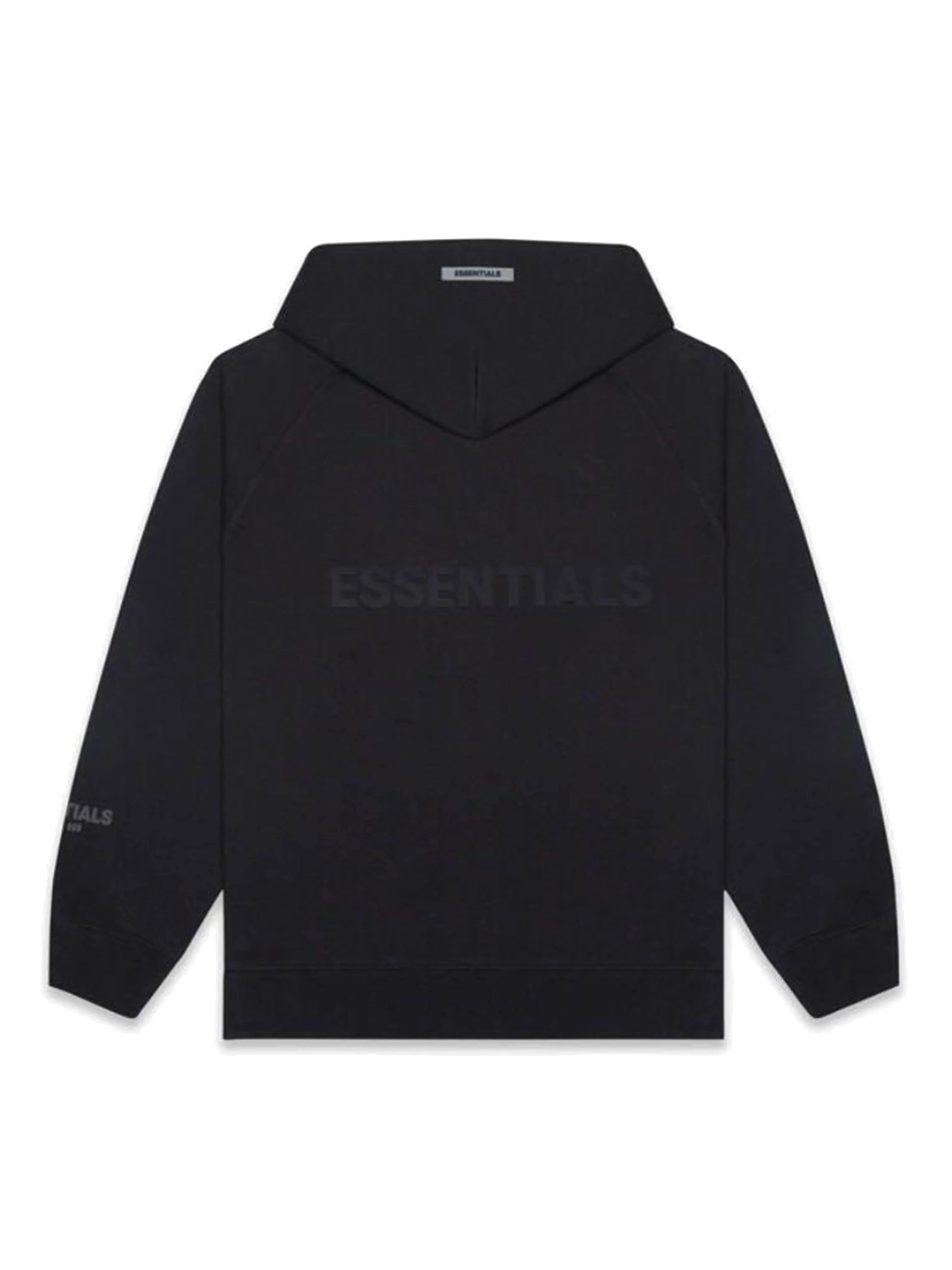 Image of Fear Of God Essentials Full Zip Hoodie Applique Logo Dark Slate/Stretch Limo/Black [SS20] Prior