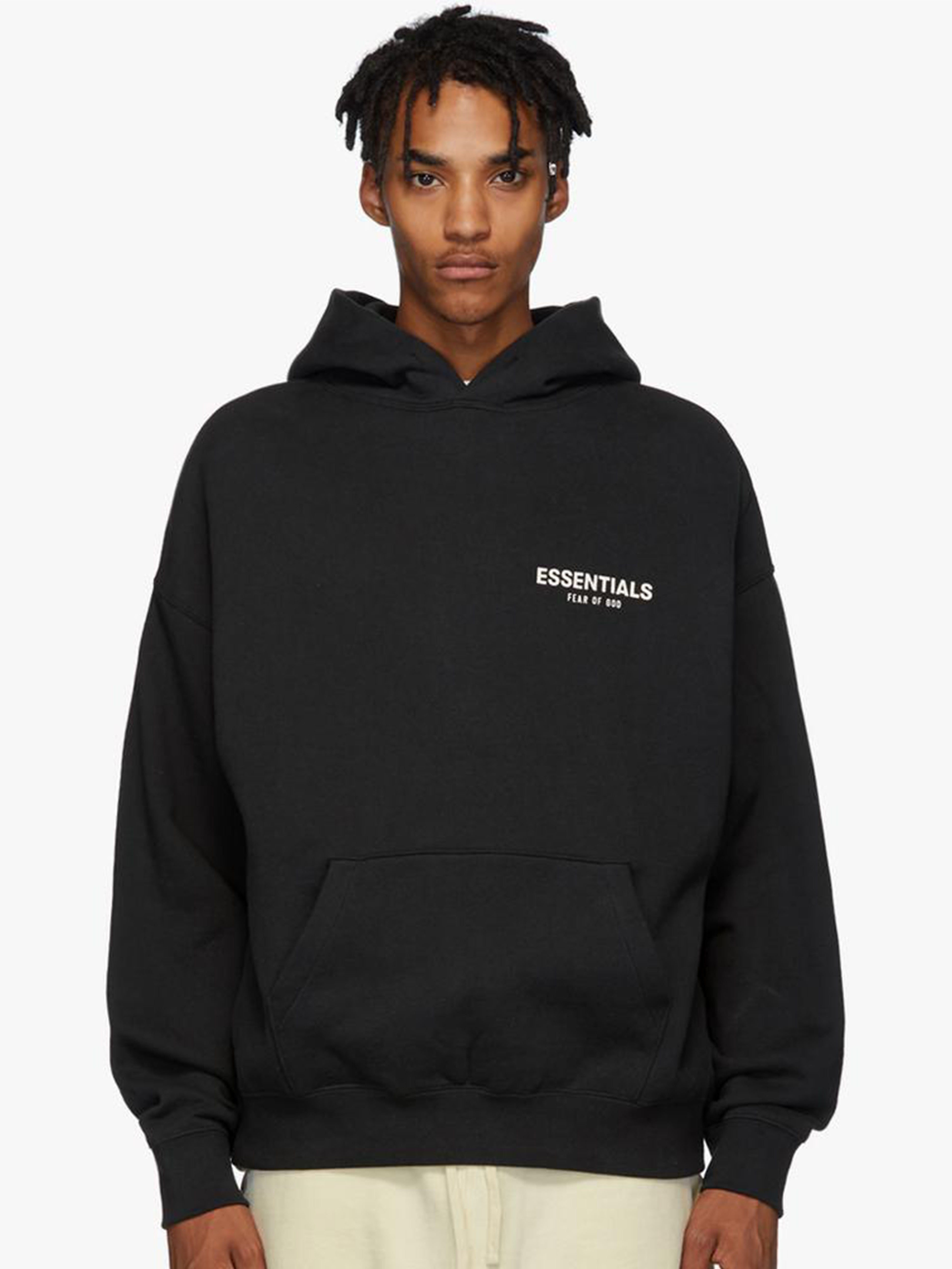 Image of Fear Of God Essentials Photo Hoodie Black [FW19] Prior