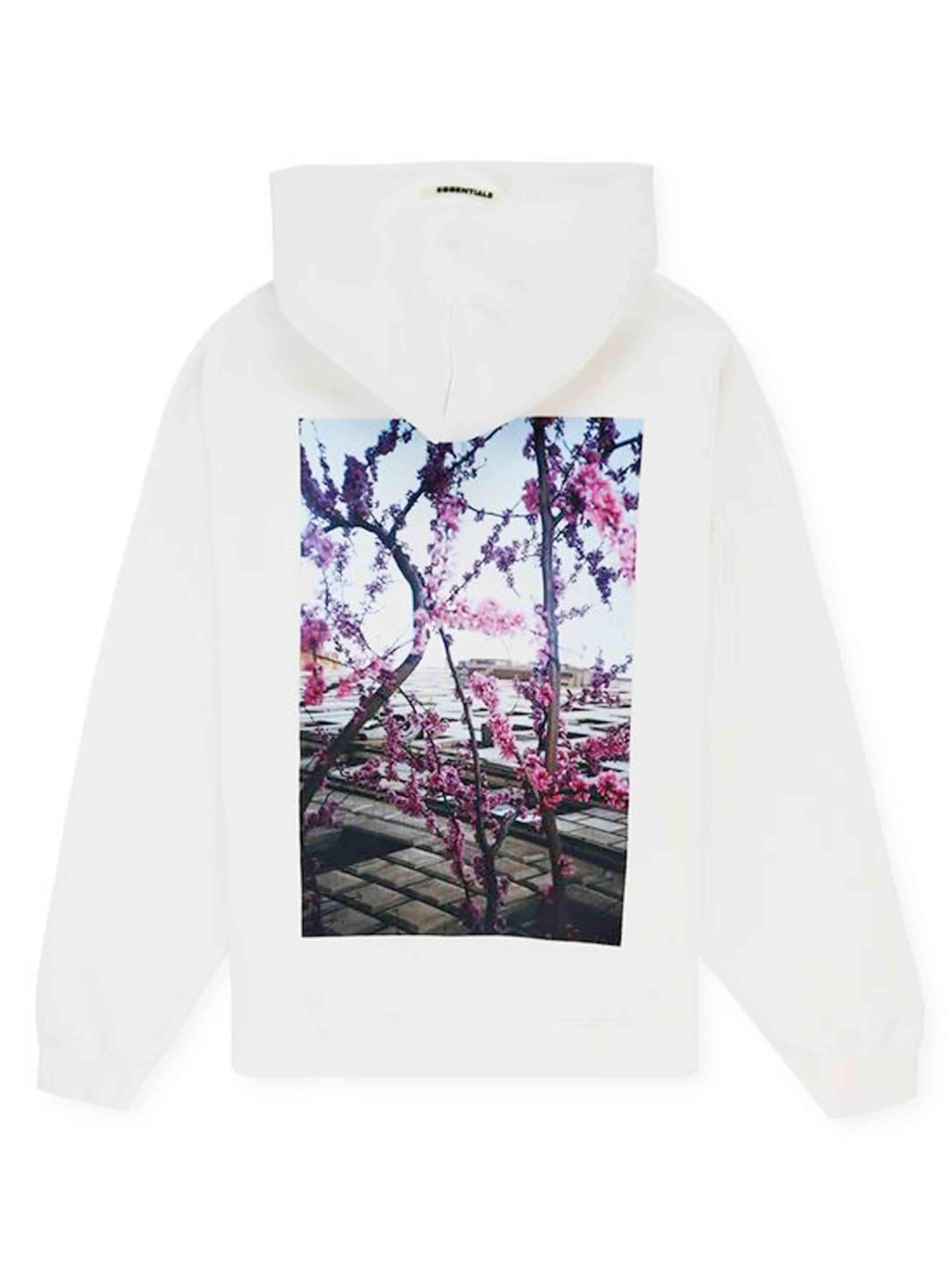 Image of Fear Of God Essentials Photo Hoodie White [FW19] Prior