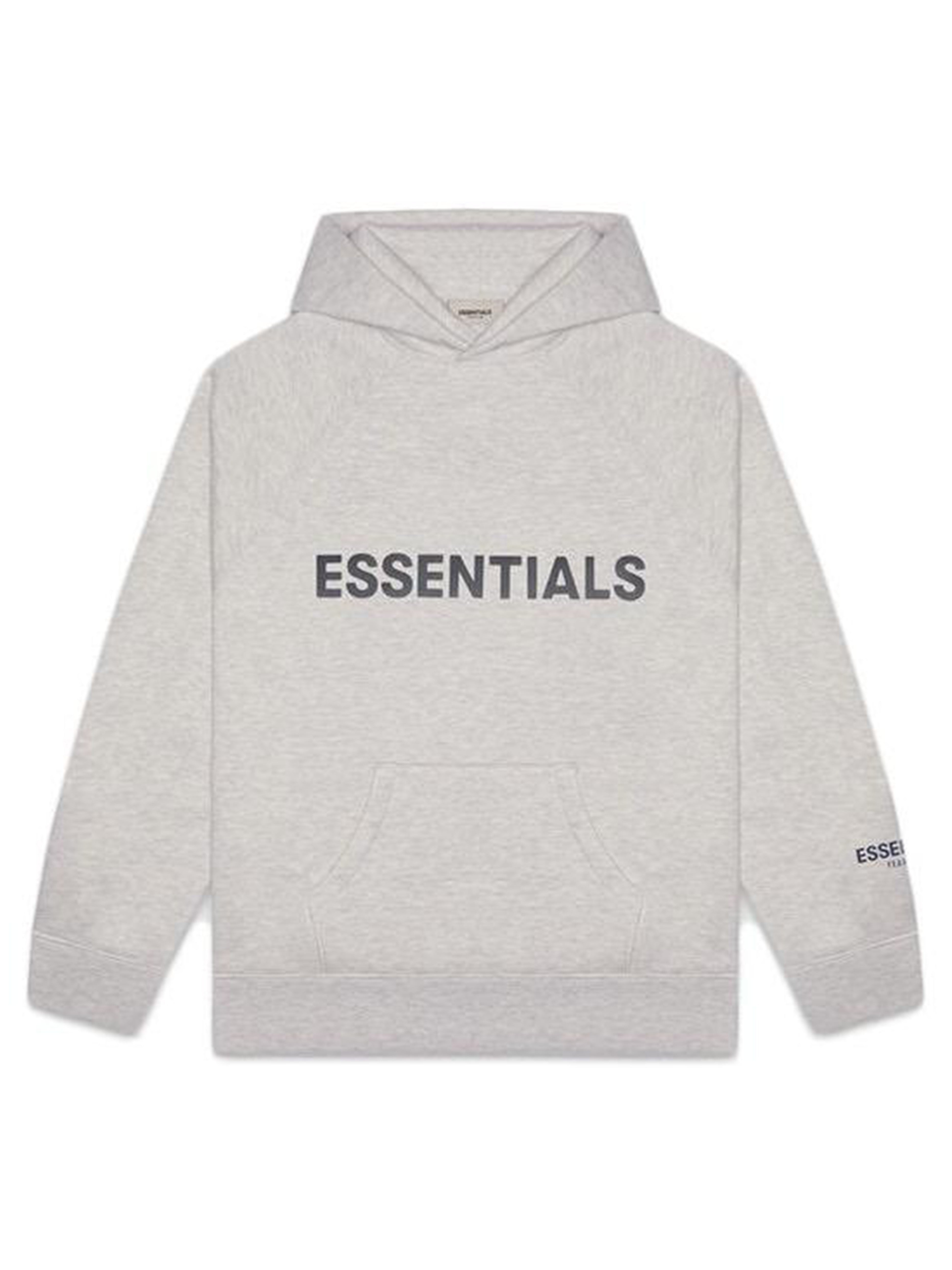 Image of Fear Of God Essentials Pullover Hoodie Heather Oatmeal [FW20] Prior