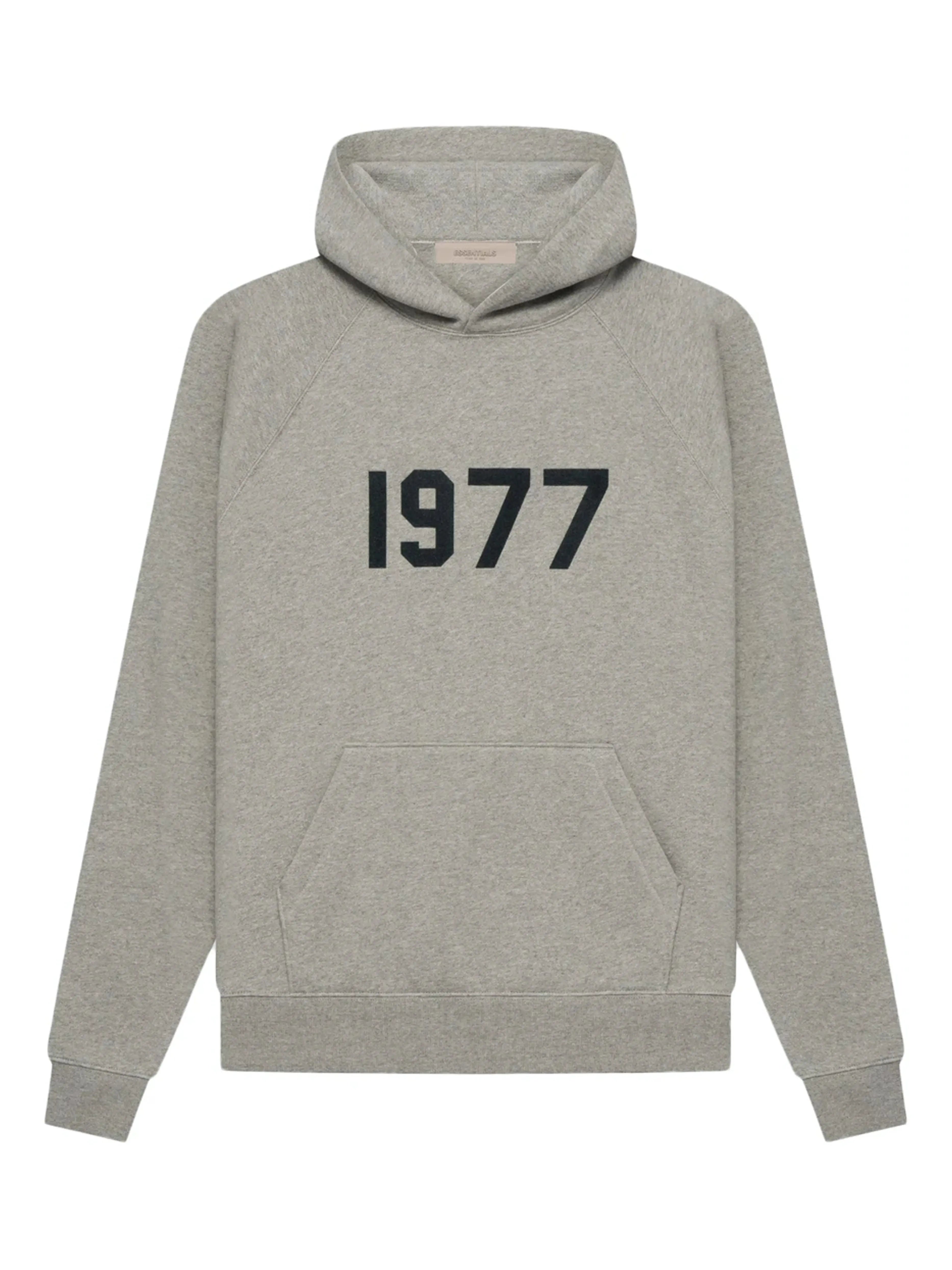 Image of Fear of God Essentials 1977 Hoodie Dark Oatmeal [SS22] Prior
