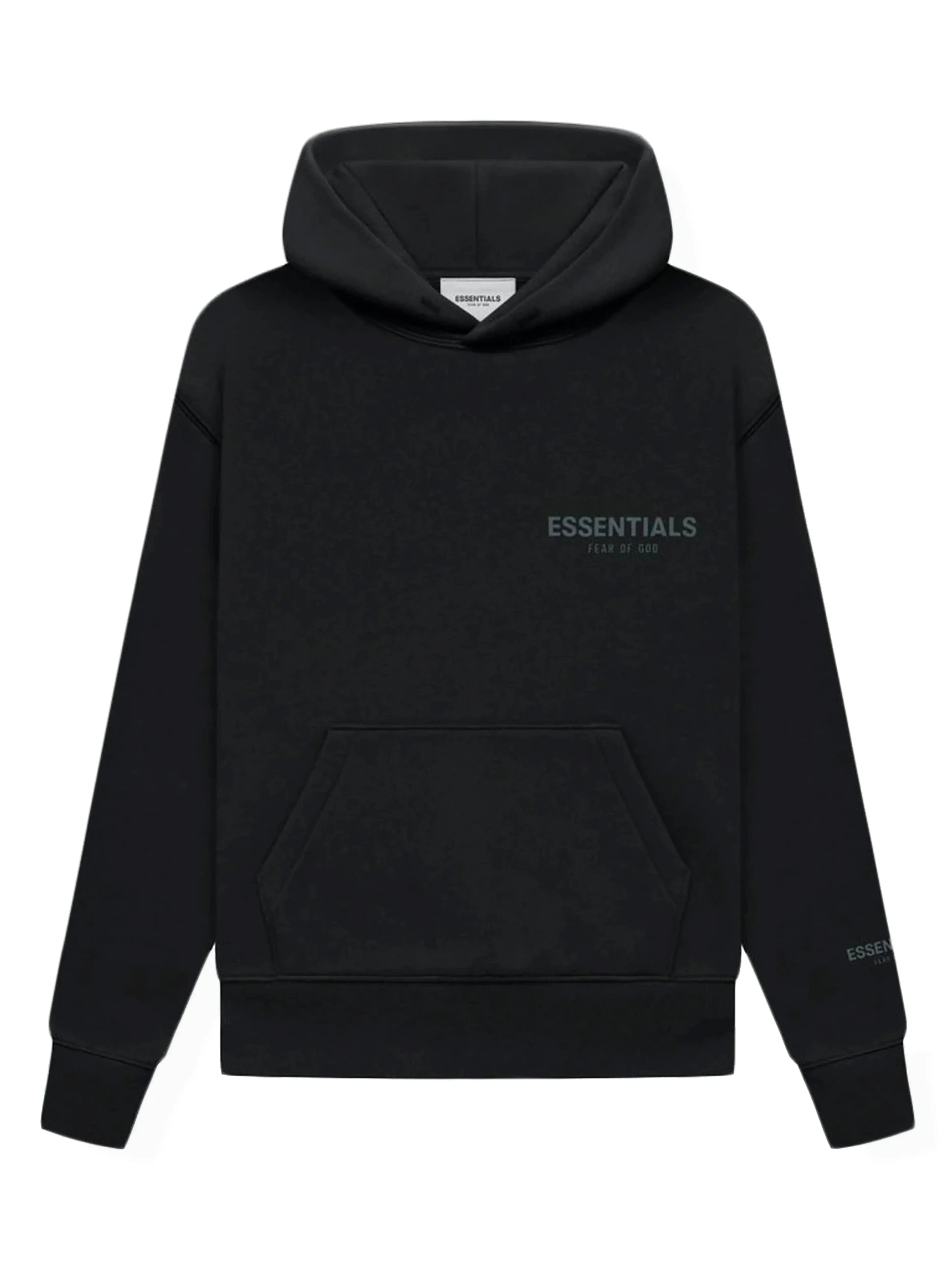 Image of Fear of God Essentials Core Collection Hoodie Black [FW21] Prior