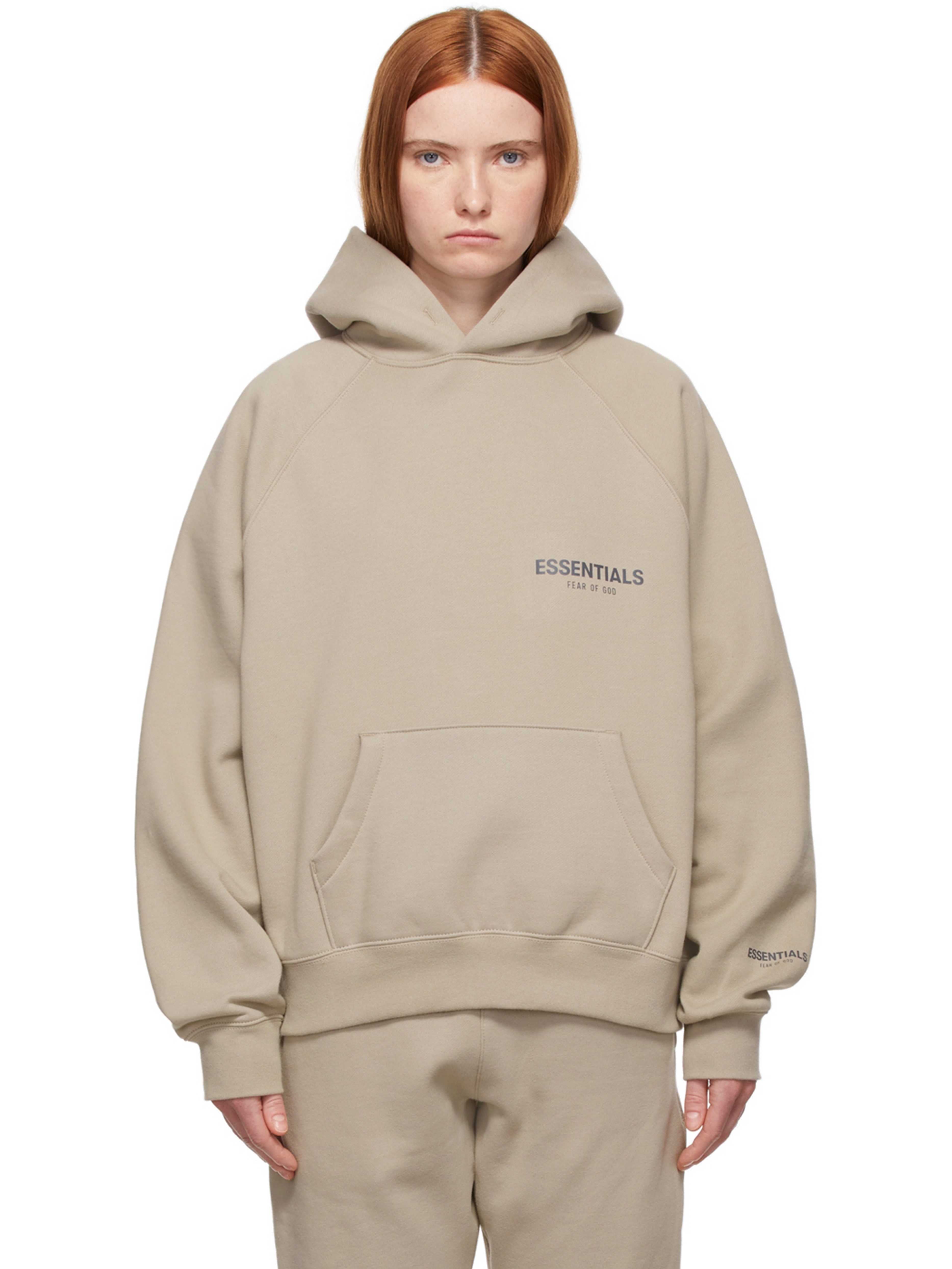 Image of Fear of God Essentials Core Collection Hoodie String [FW21] Prior