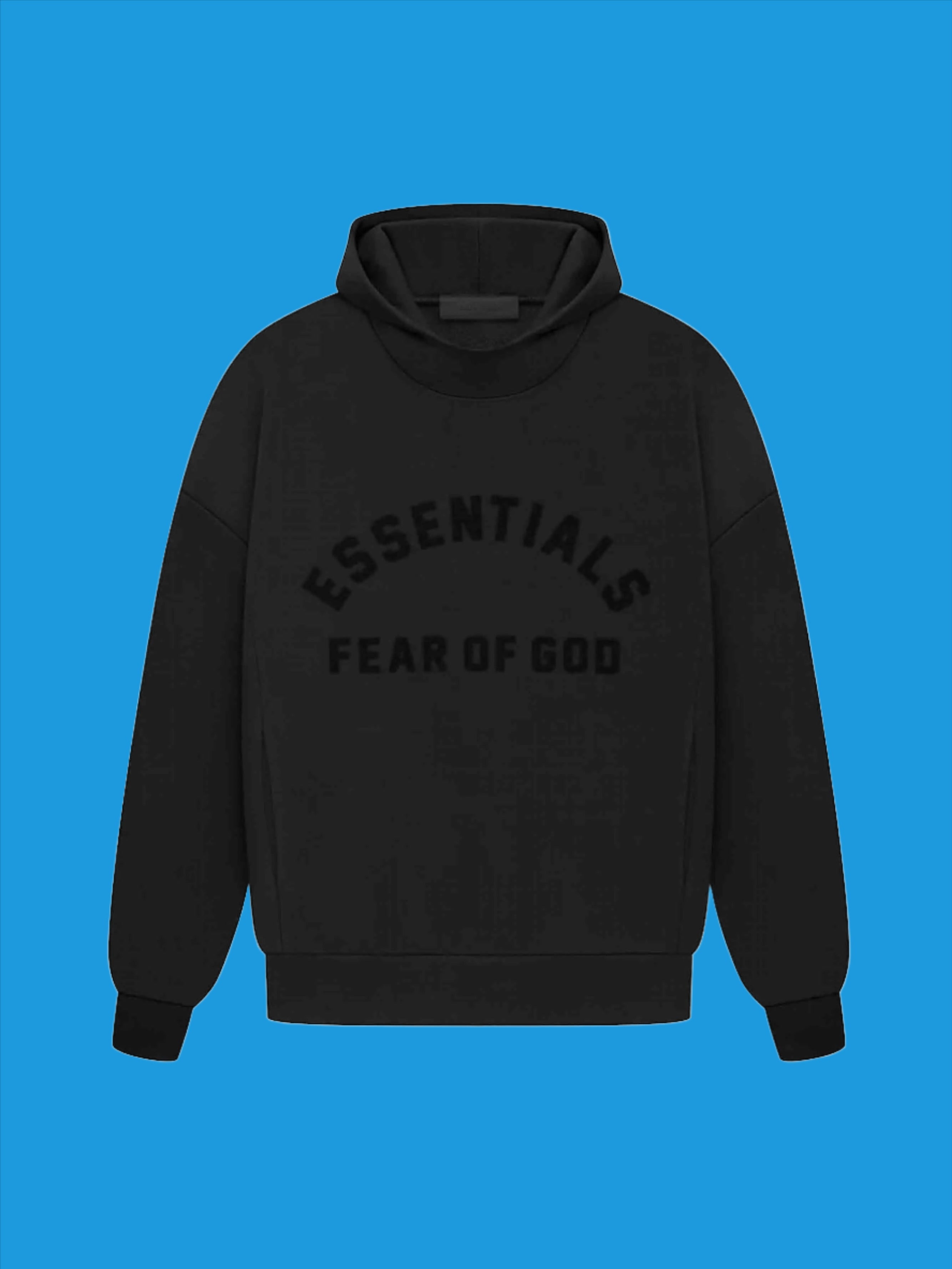 Image of Fear of God Essentials Hoodie Black (SS23) Prior